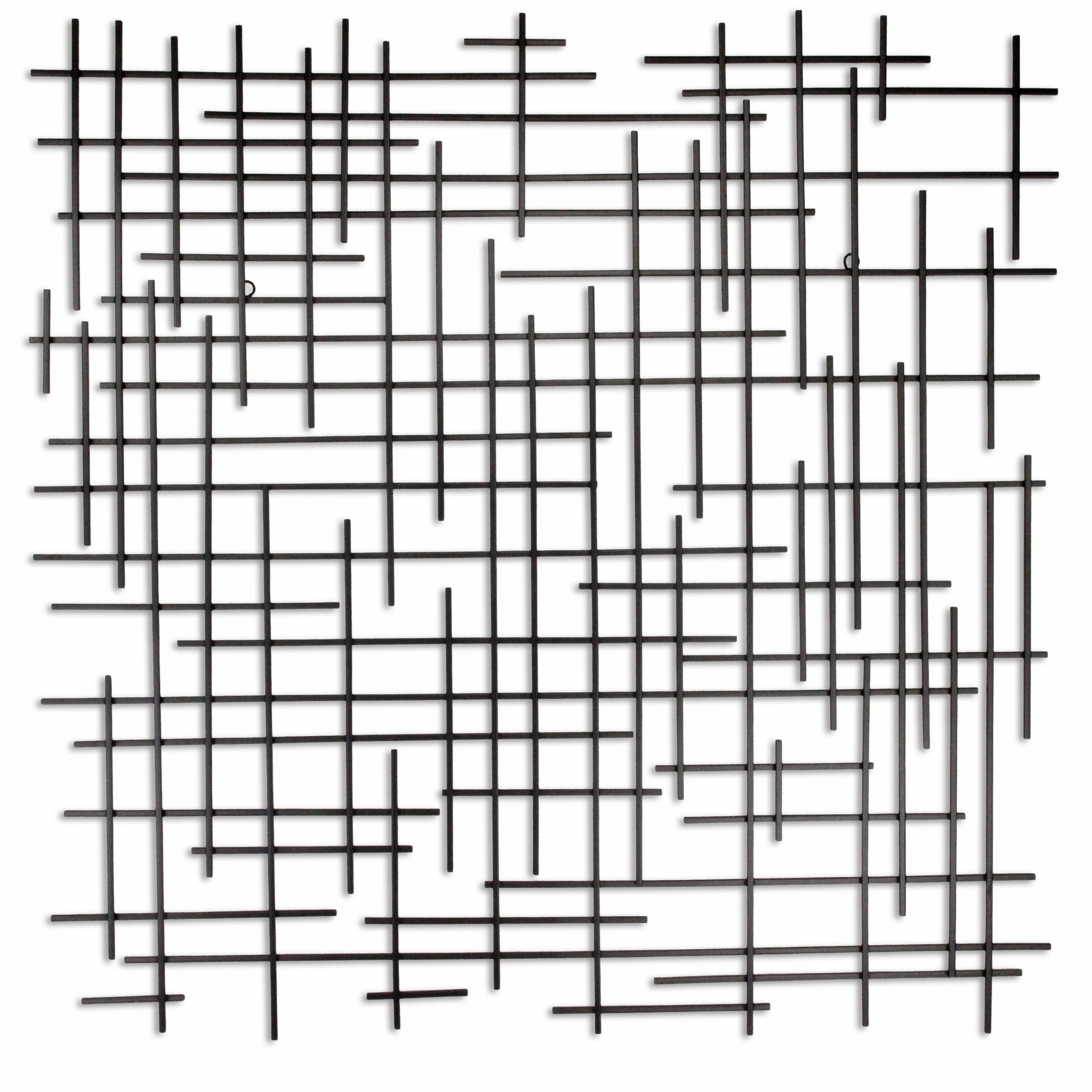 5802BK - Iquara Square Art - Black 