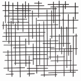 5802BK - Iquara Square Art - Black 