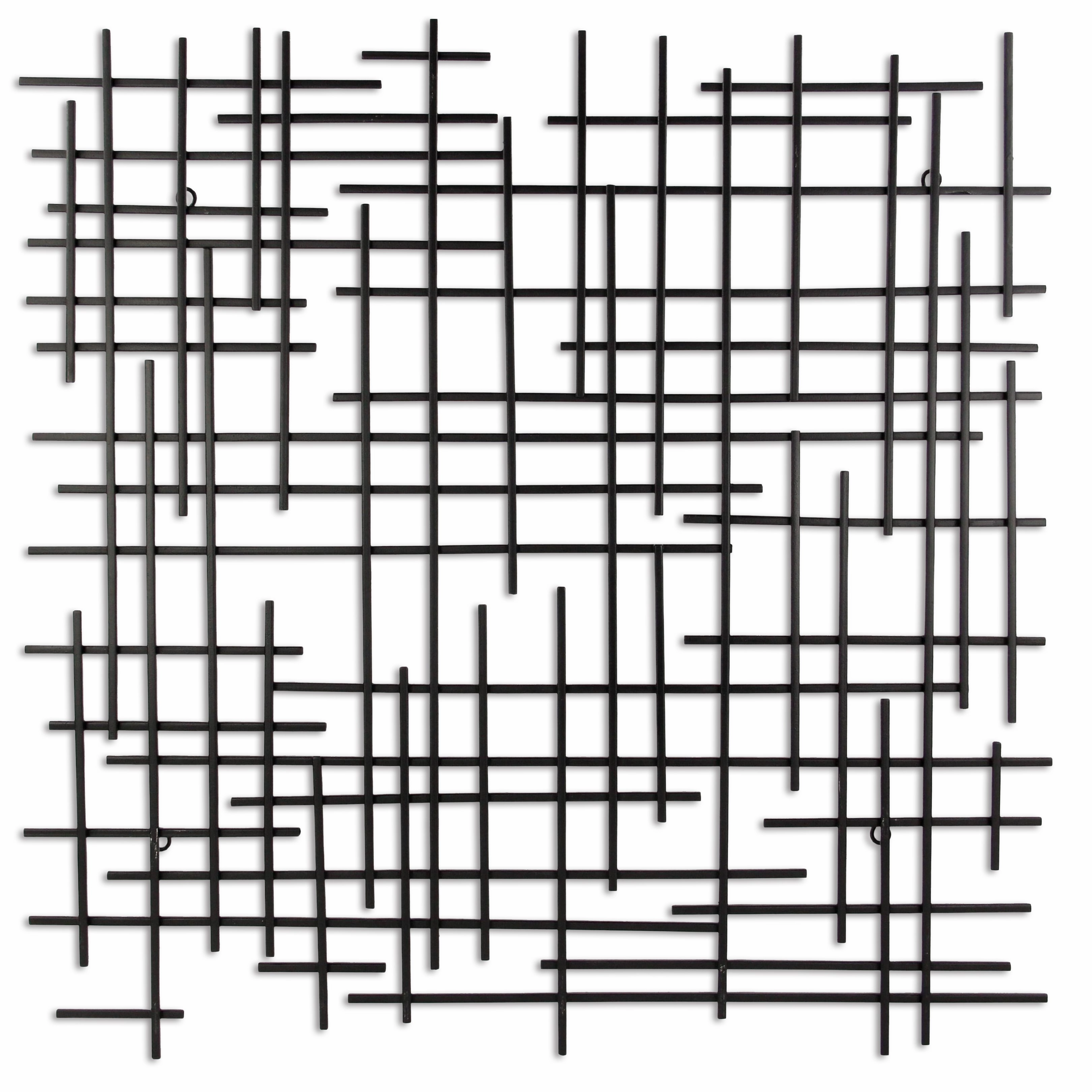 5803BK - Iquara Square Art - Black 