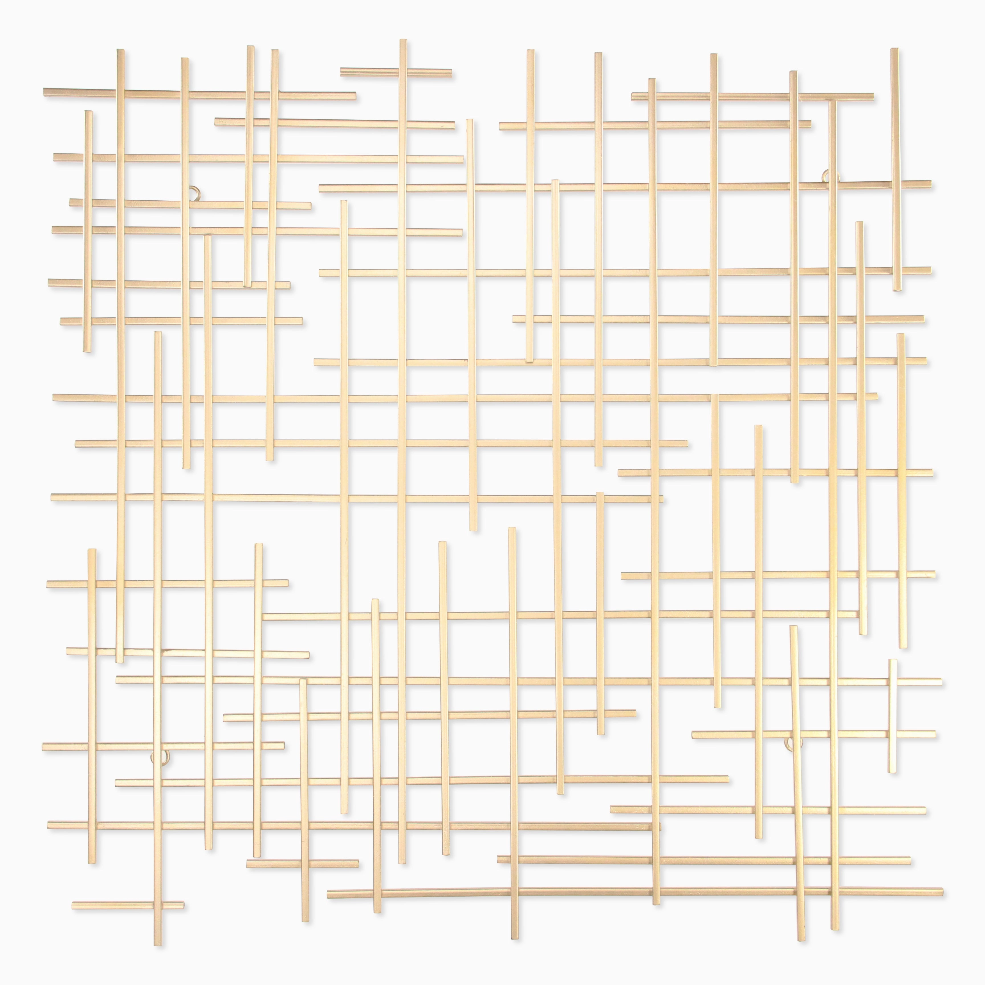 5803GD - Iquara Square Art - Gold 