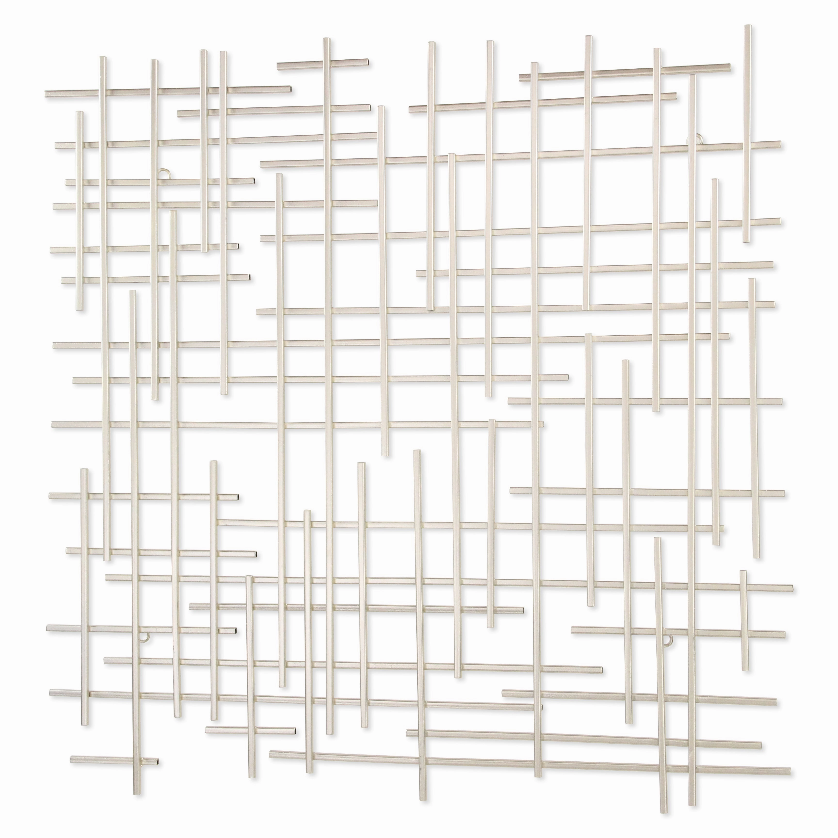 5803SV - Iquara Square Art - Silver