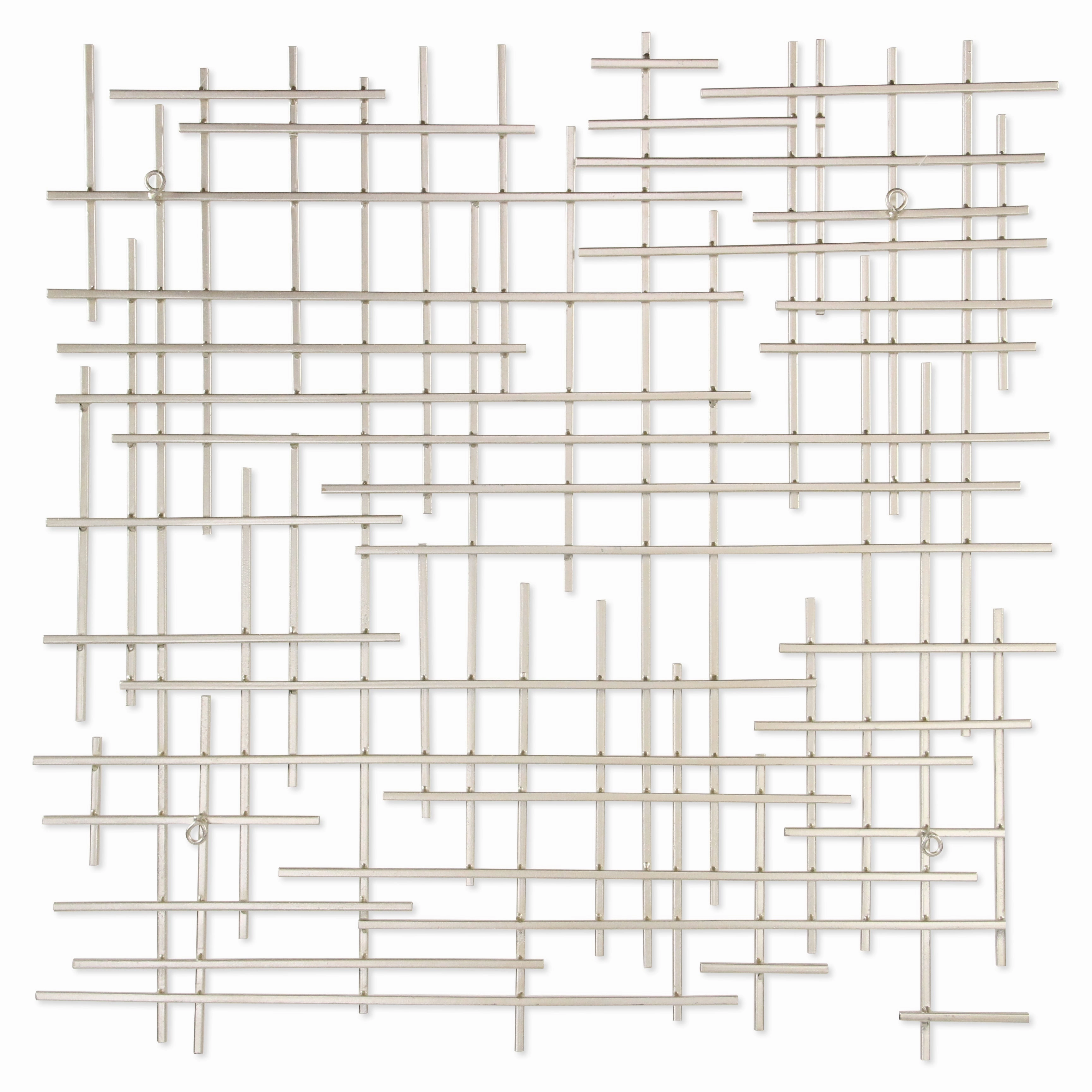 5803SV - Iquara Square Art - Silver