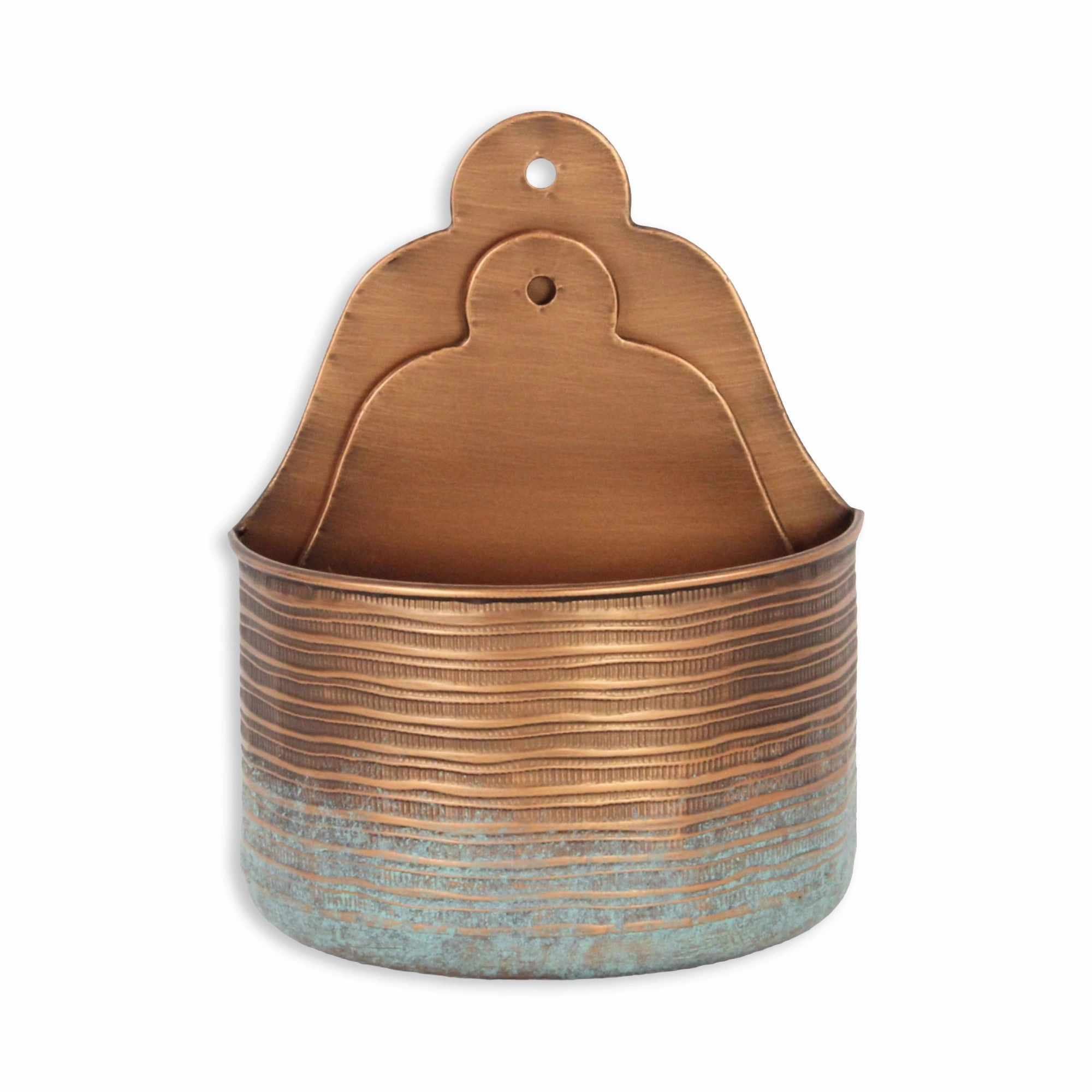 5899-2 - Kyani Copper Wall Vase Dcor