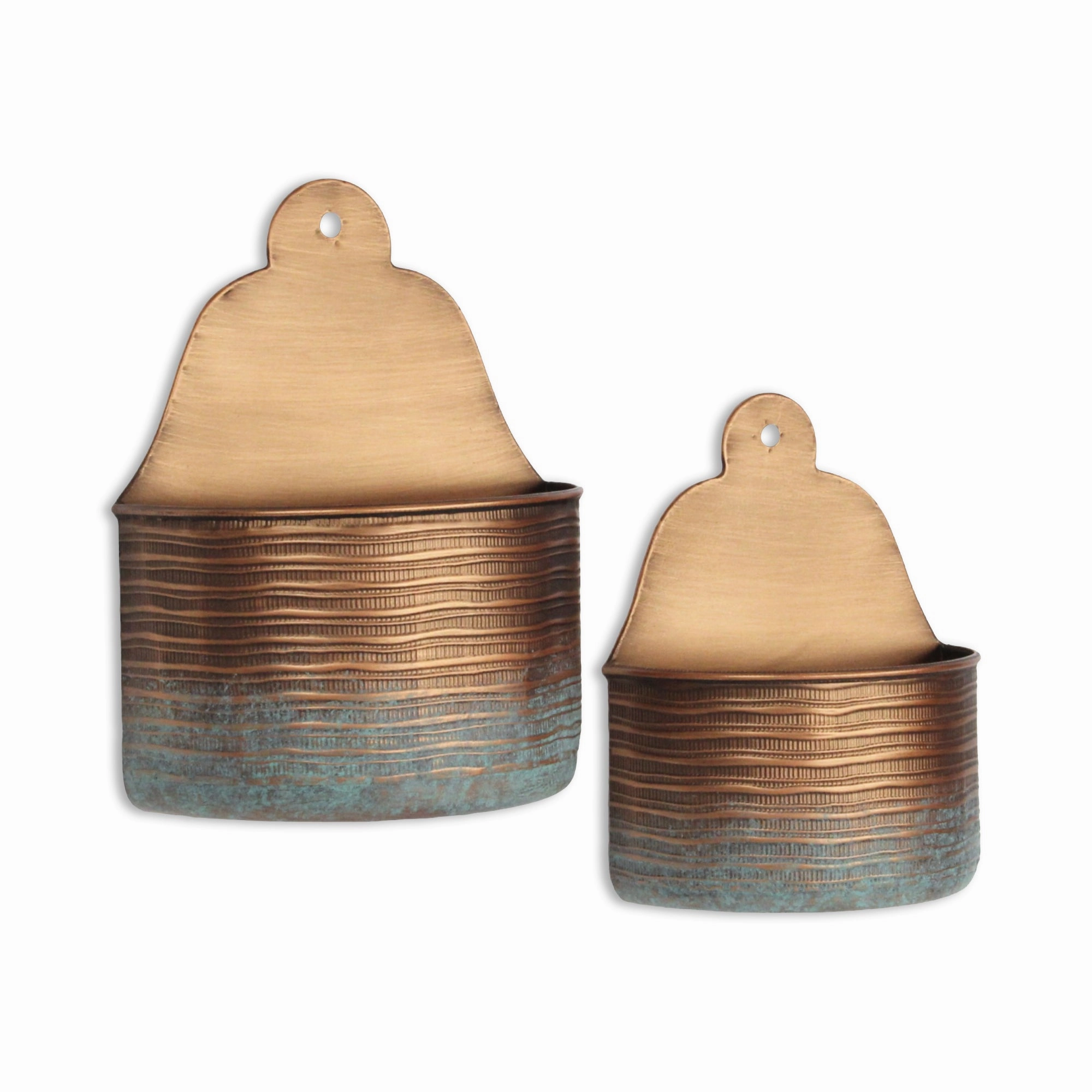 5899-2 - Kyani Copper Wall Vase Dcor