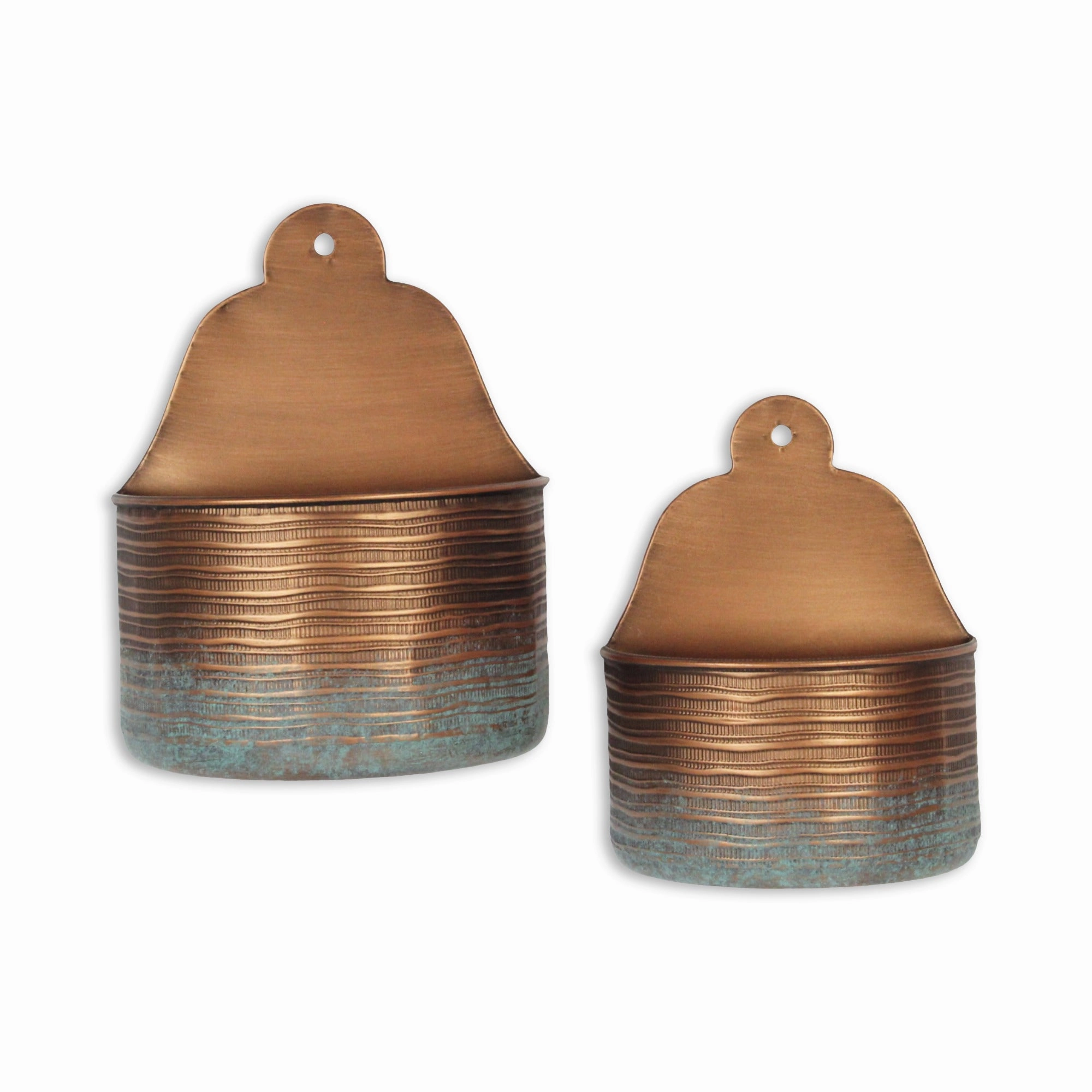 5899-2 - Kyani Copper Wall Vase Dcor 