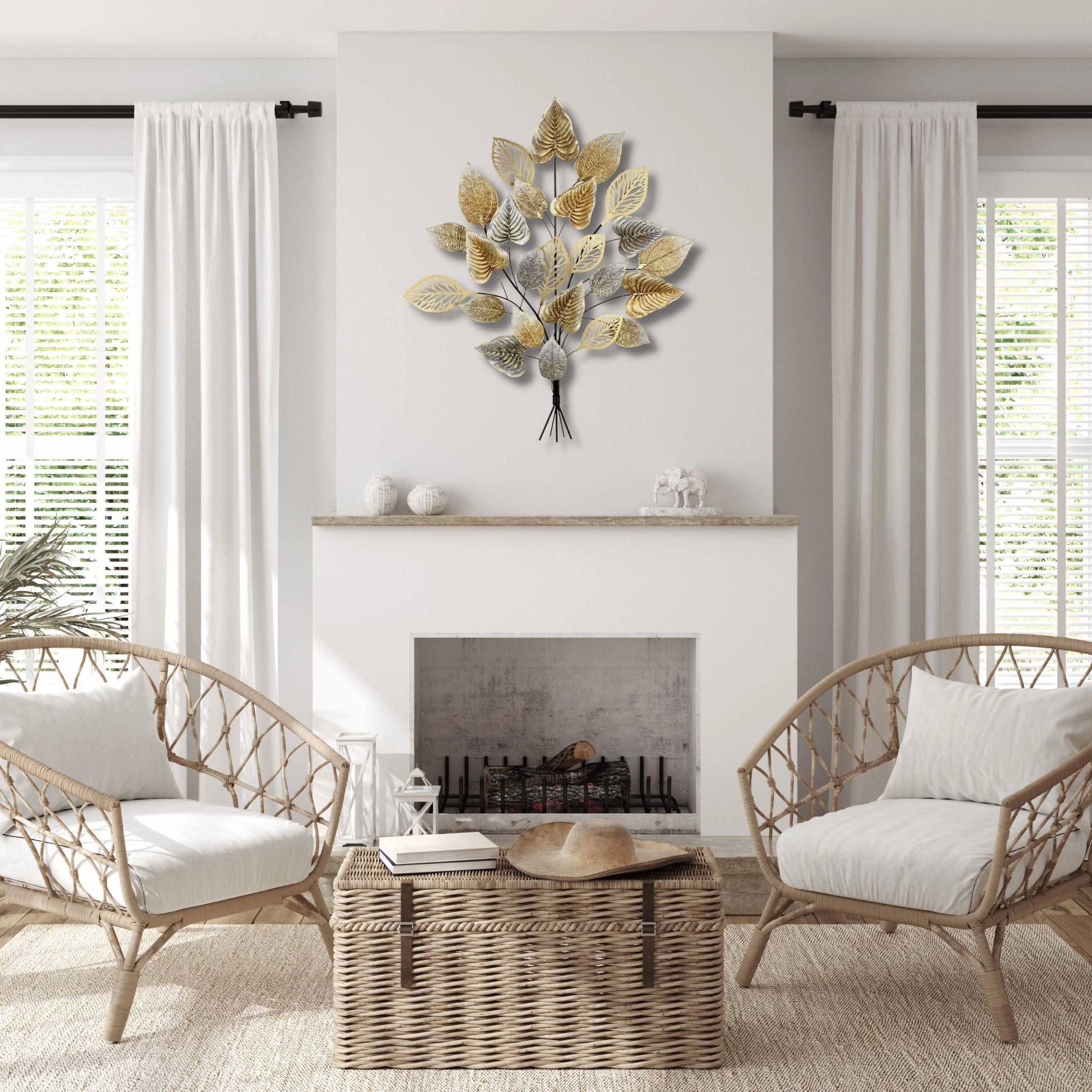 5905 - Doria Leaf Themed Dcor