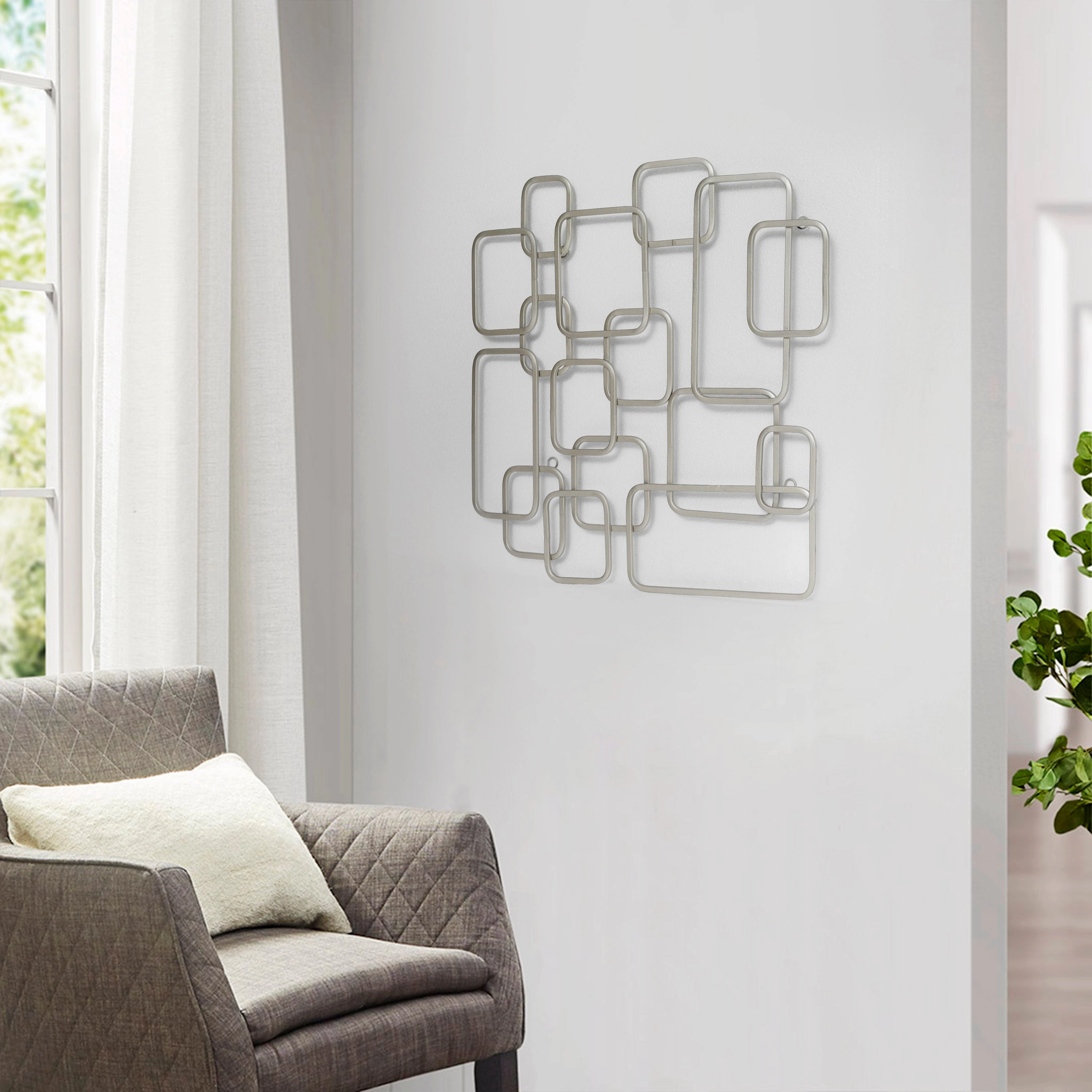 5970 - Elara Silver Wall Dcor