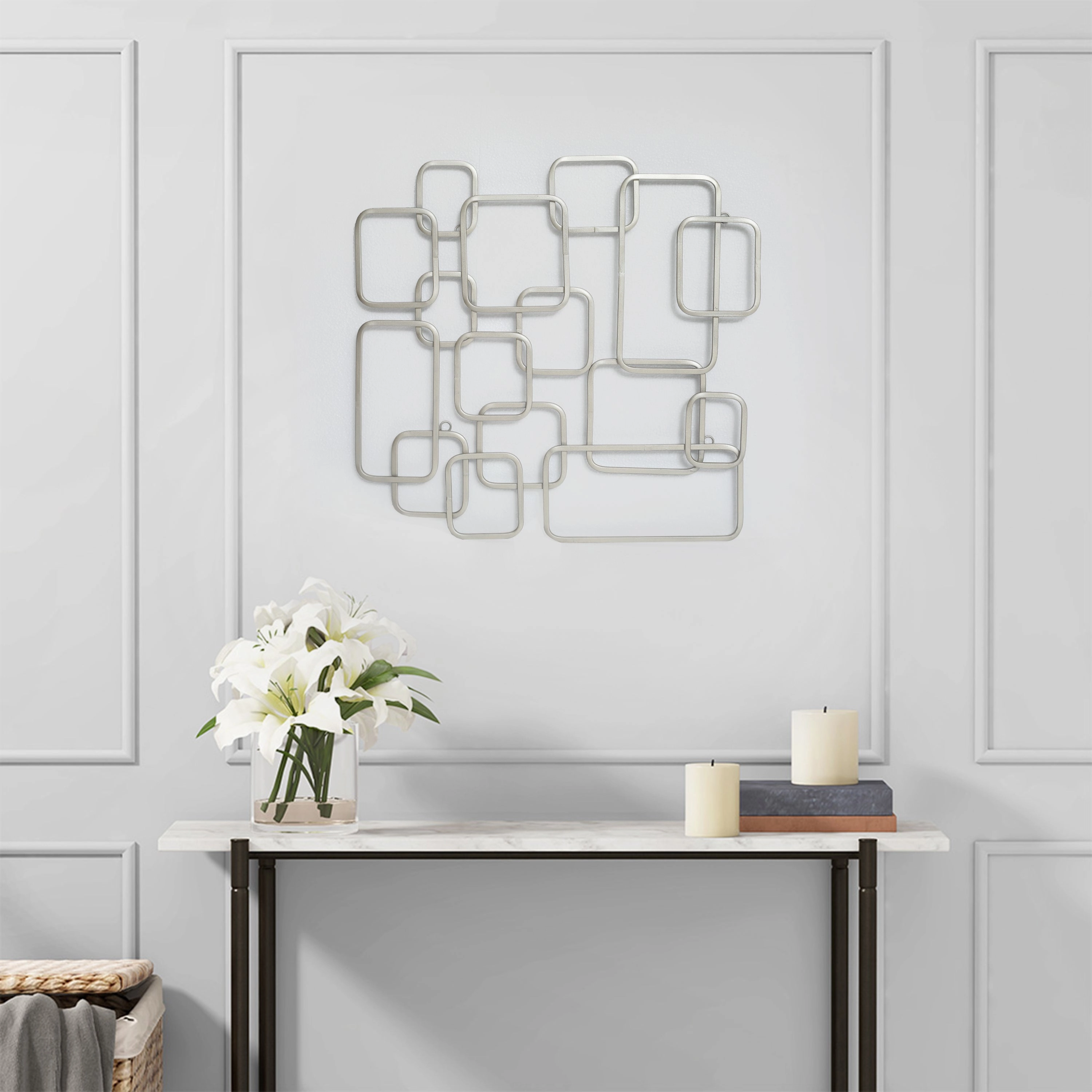5970 - Elara Silver Wall Dcor