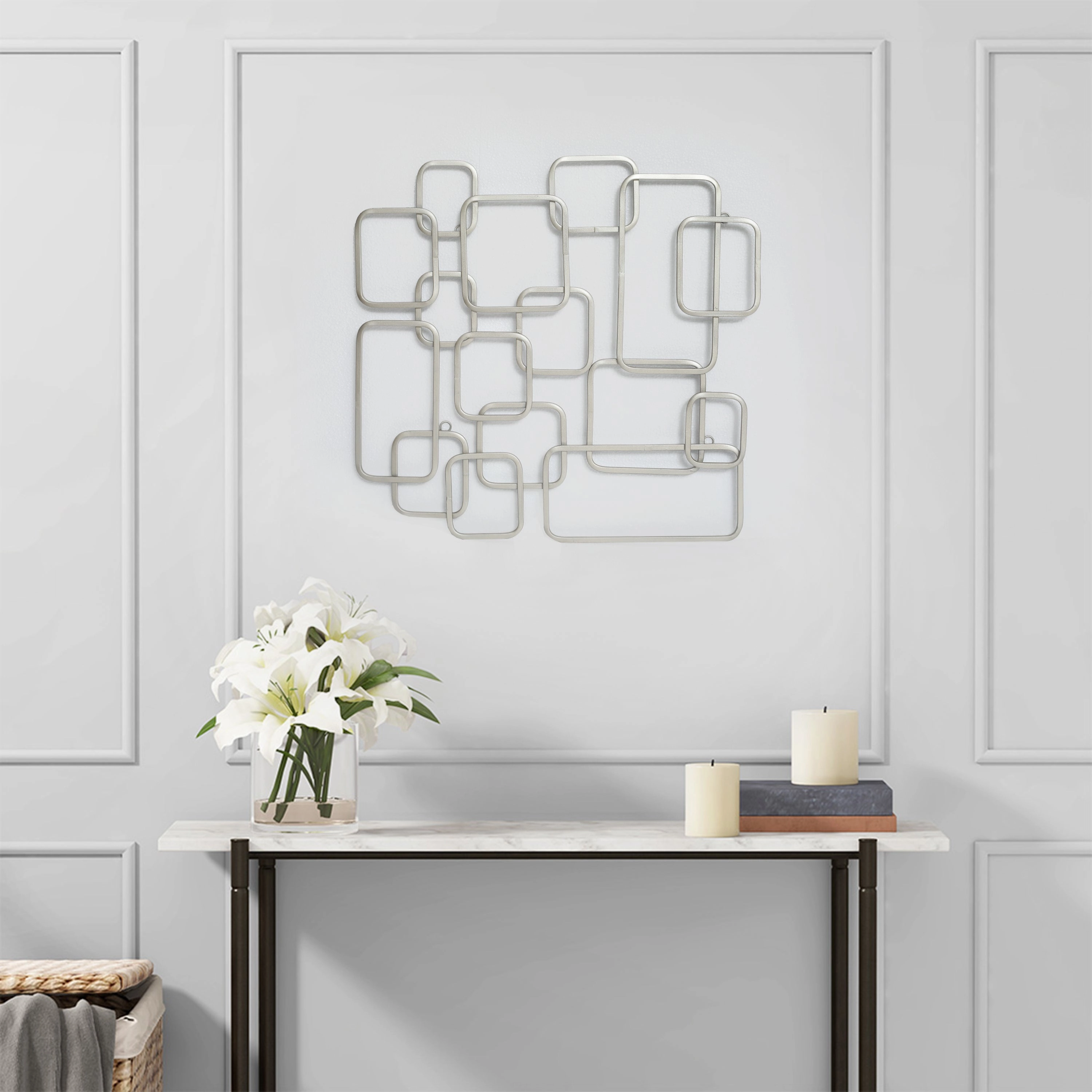 5970 - Elara Silver Wall Dcor