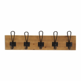 6076BR - Timelo 5 Hook Rack 