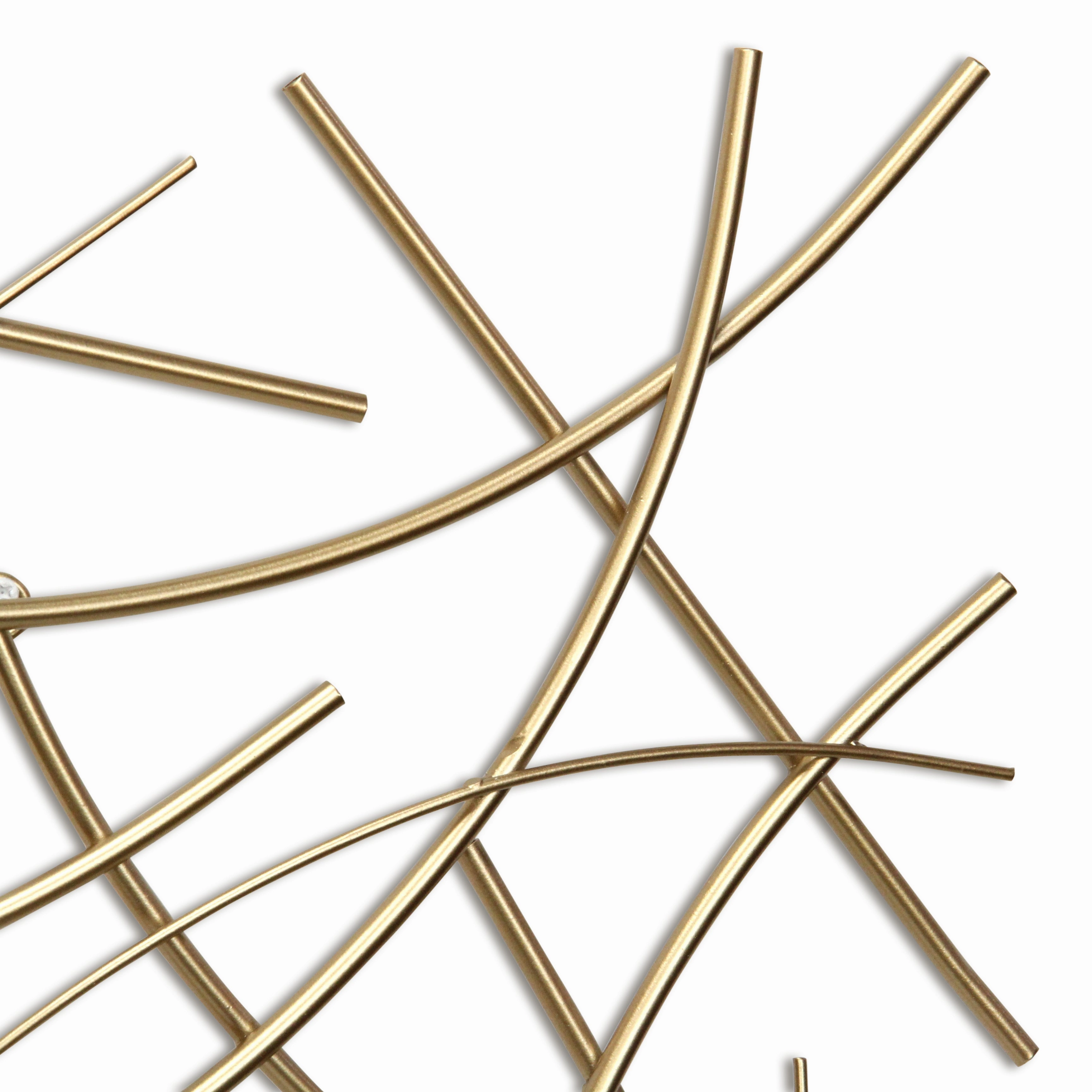 6088GD - Polaris Curved Wall Decor - Gold
