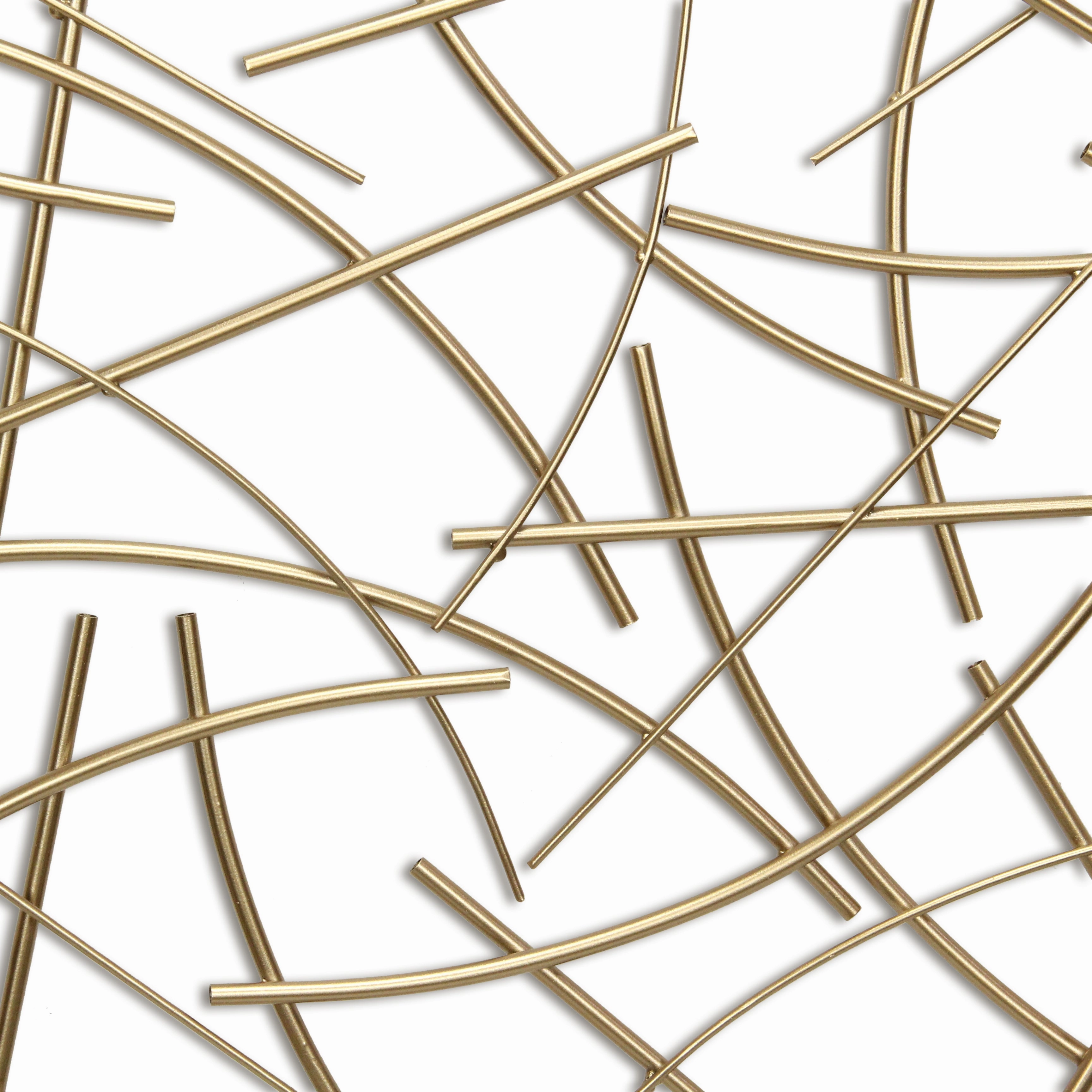 6088GD - Polaris Curved Wall Decor - Gold