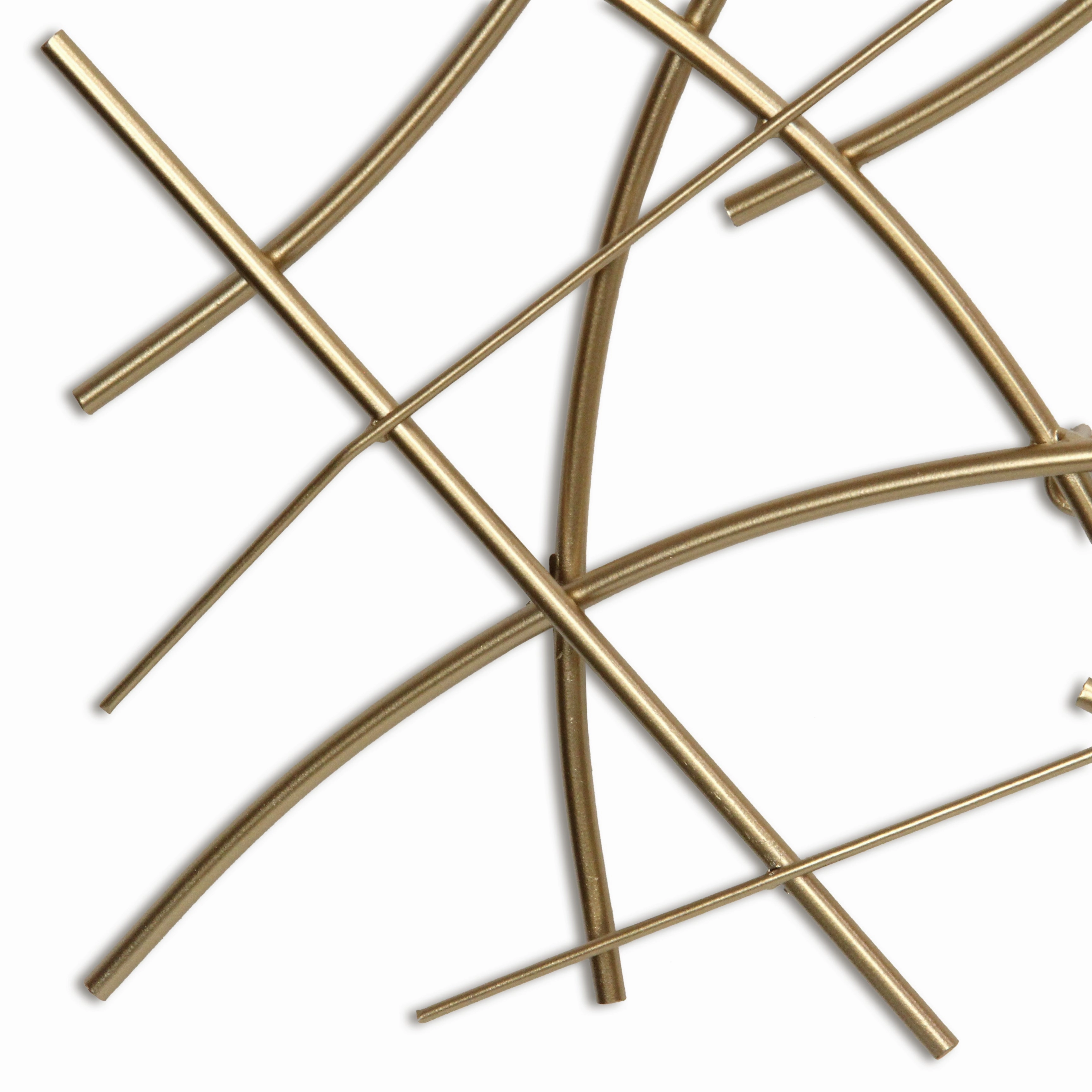 6088GD - Polaris Curved Wall Decor - Gold