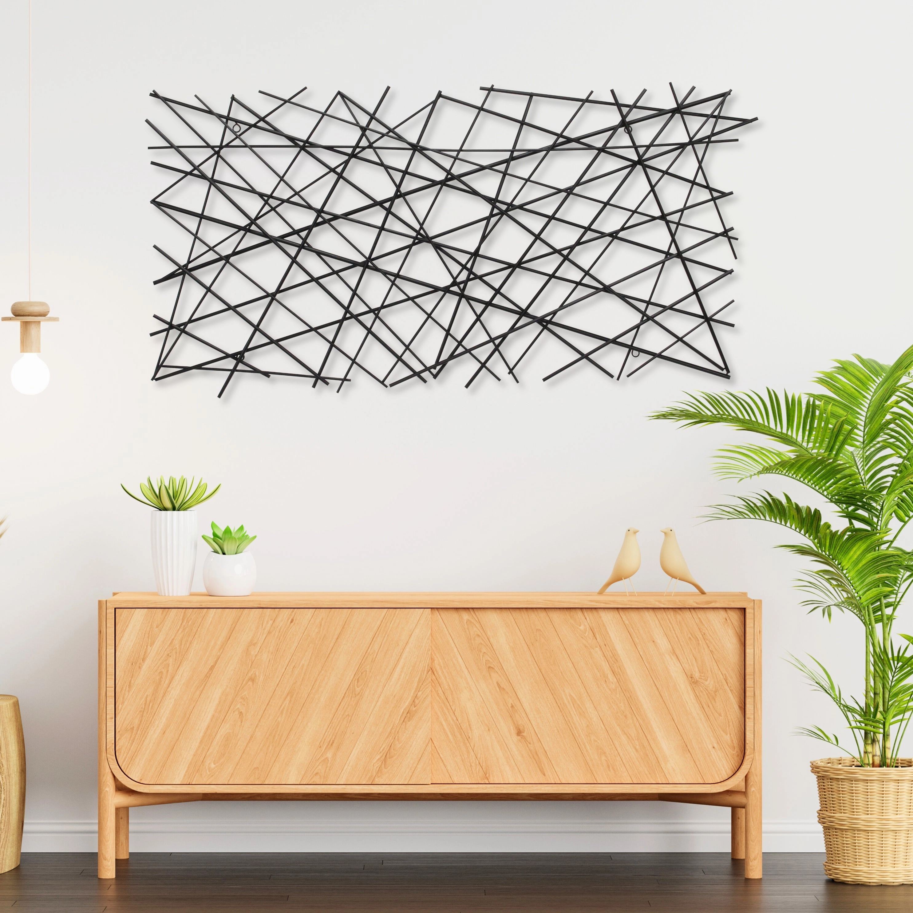 6089BK - Polaris Linear Wall Decor - Black
