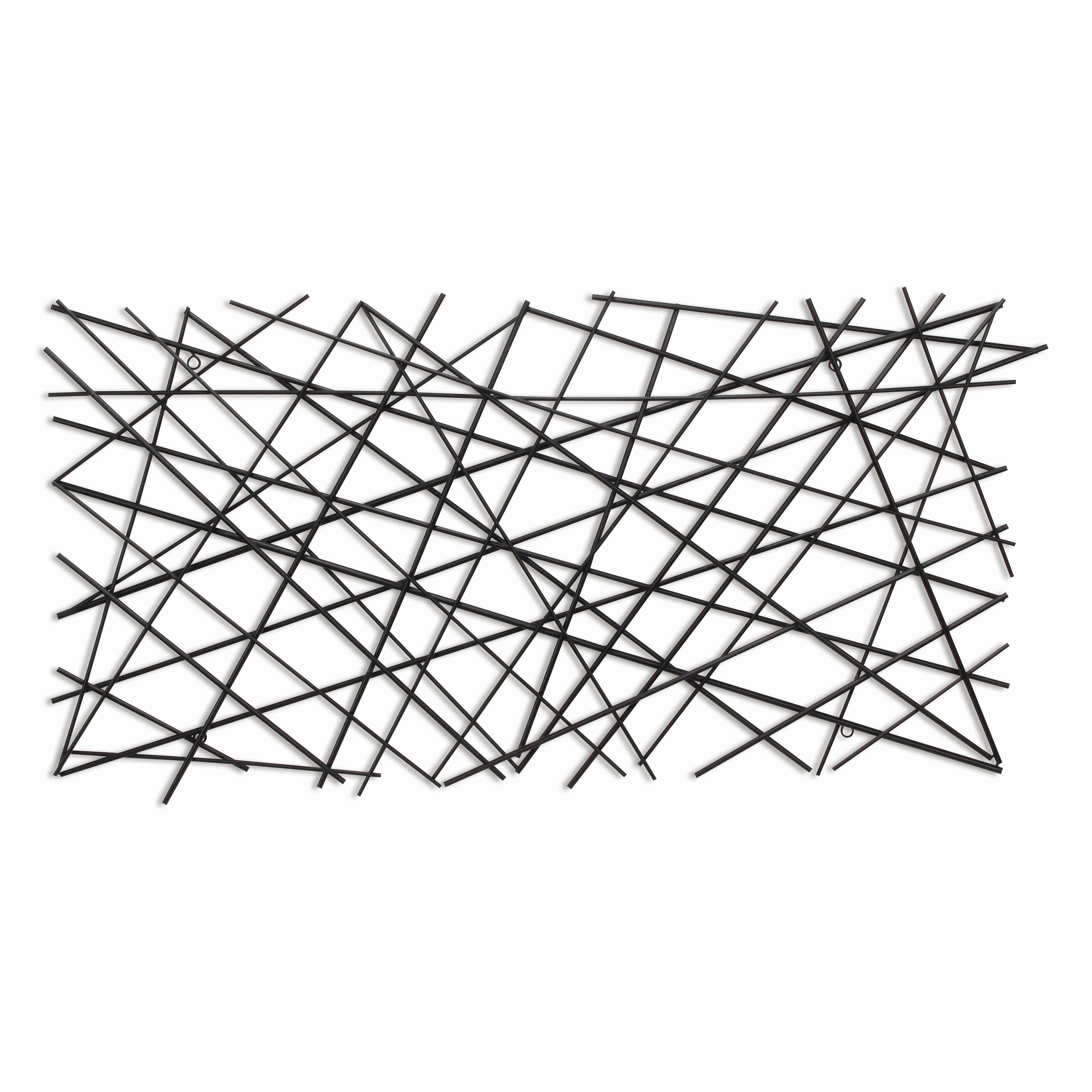 6089BK - Polaris Linear Wall Decor - Black 
