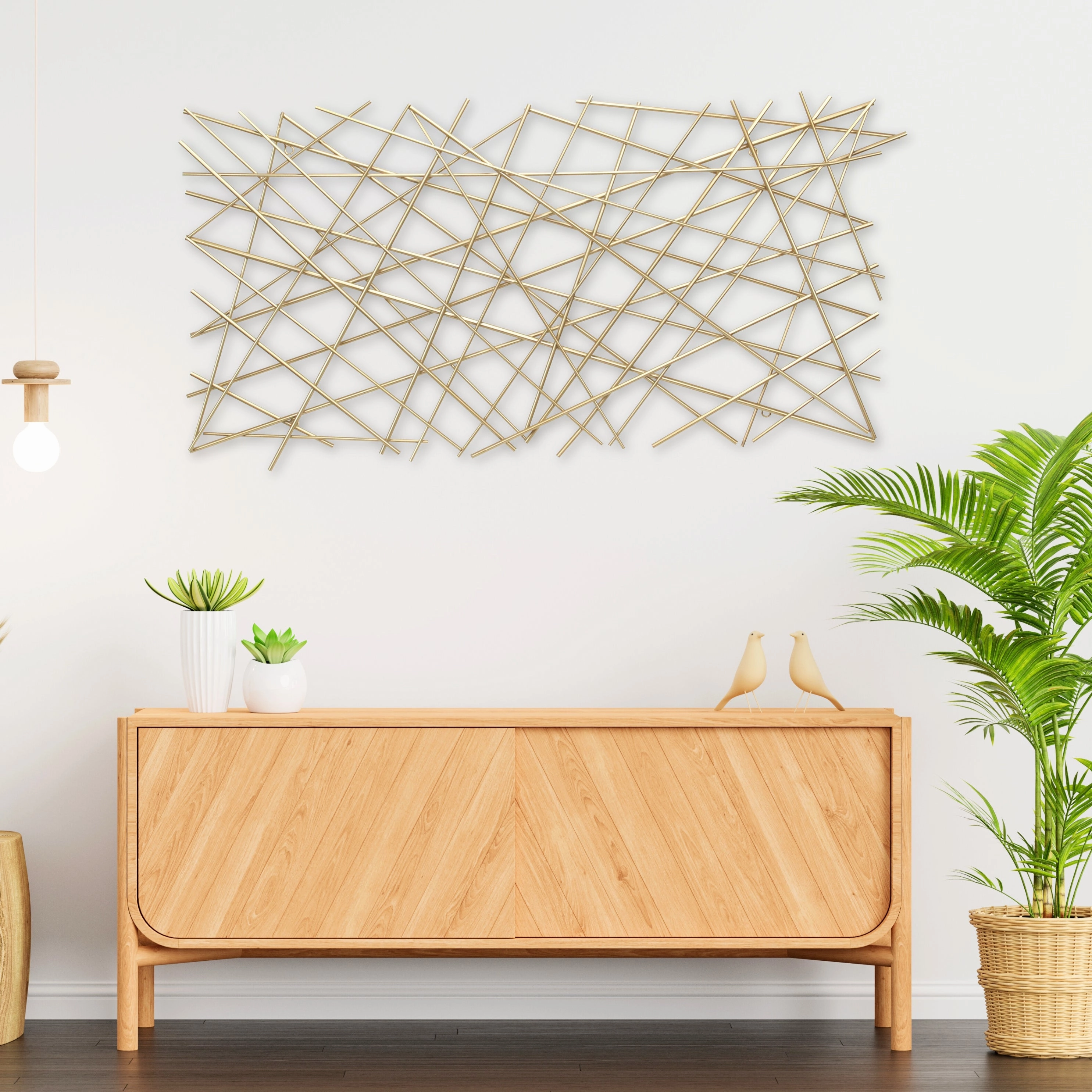 6089GD - Polaris Linear Wall Decor - Gold