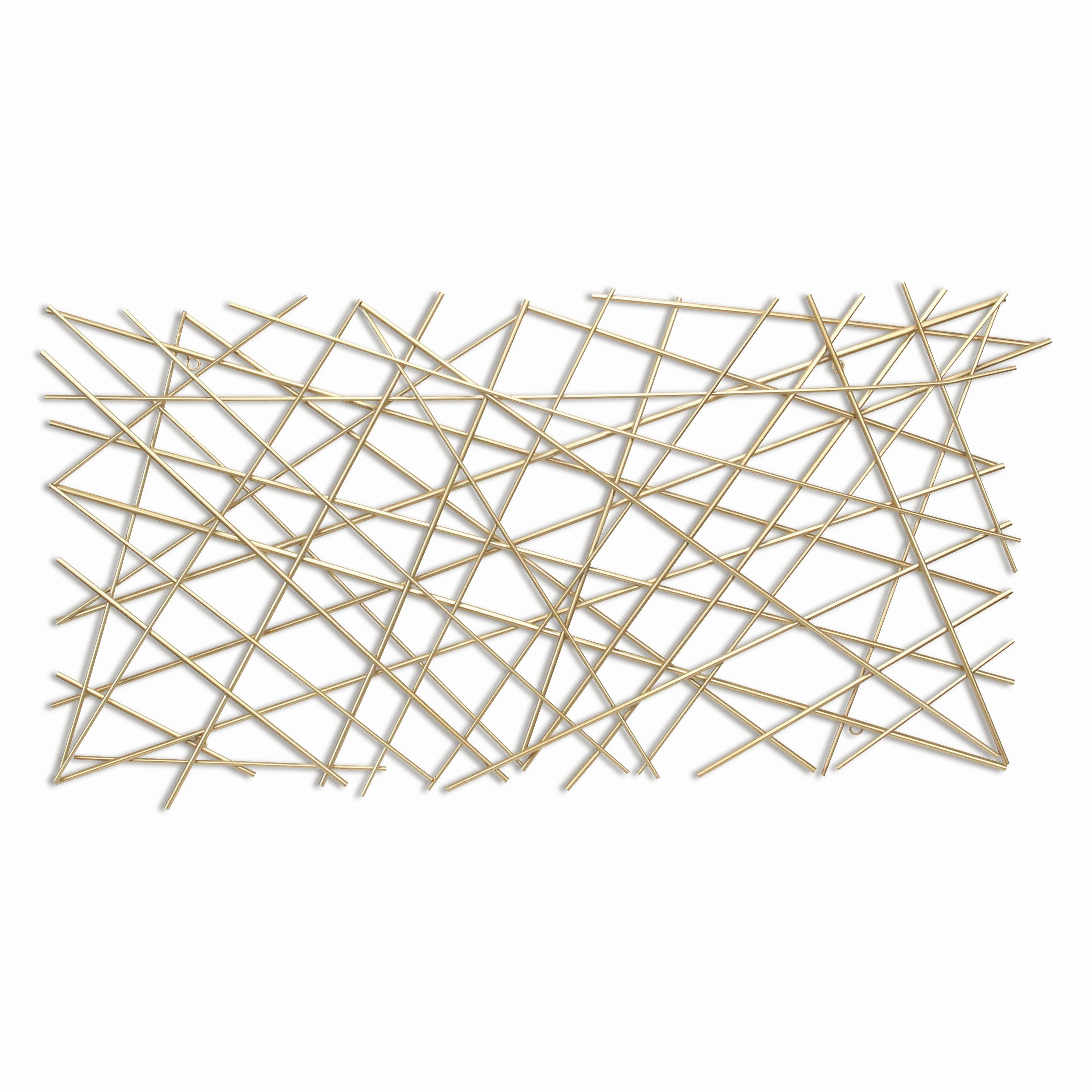 6089GD - Polaris Linear Wall Decor - Gold 