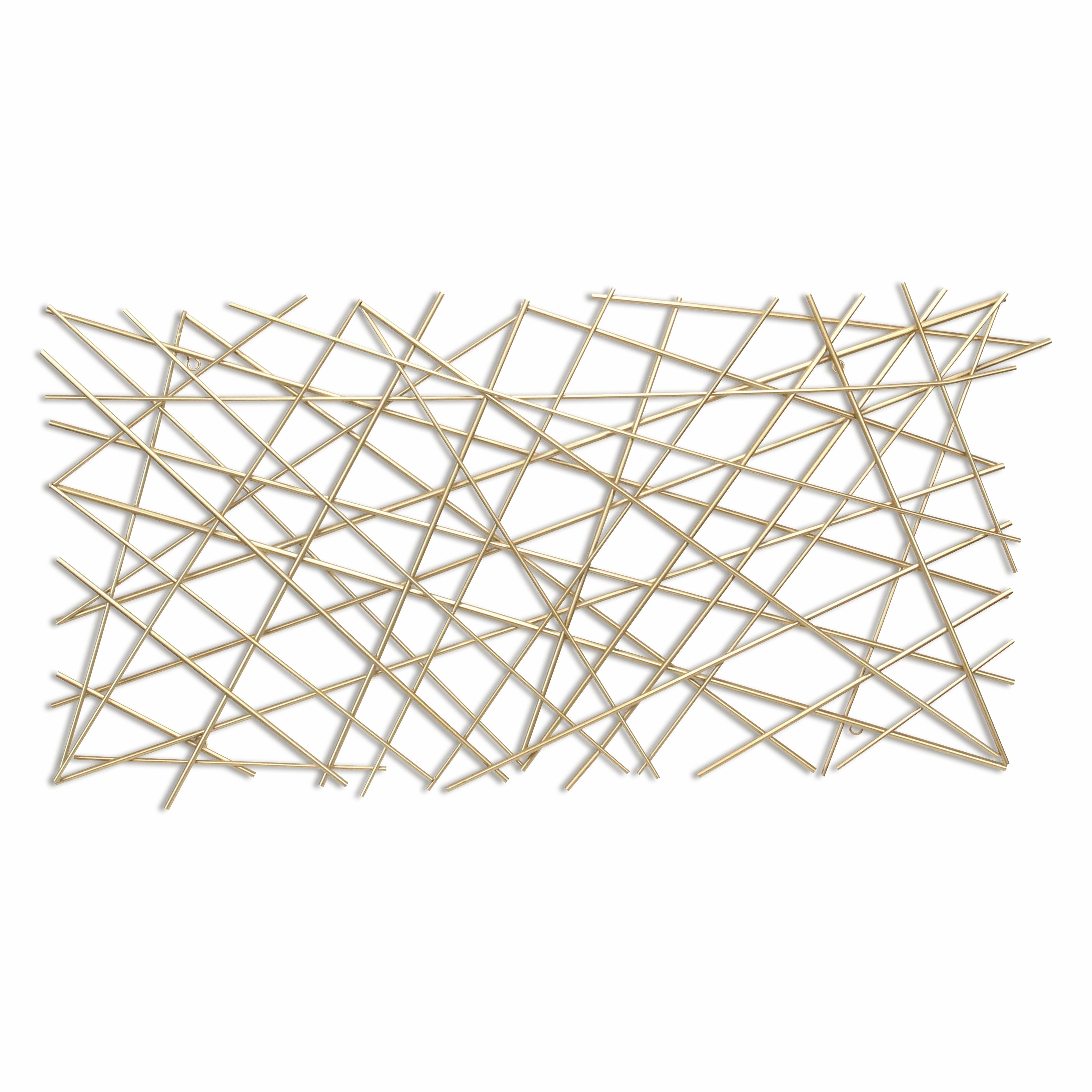 6089GD - Polaris Linear Wall Decor - Gold 
