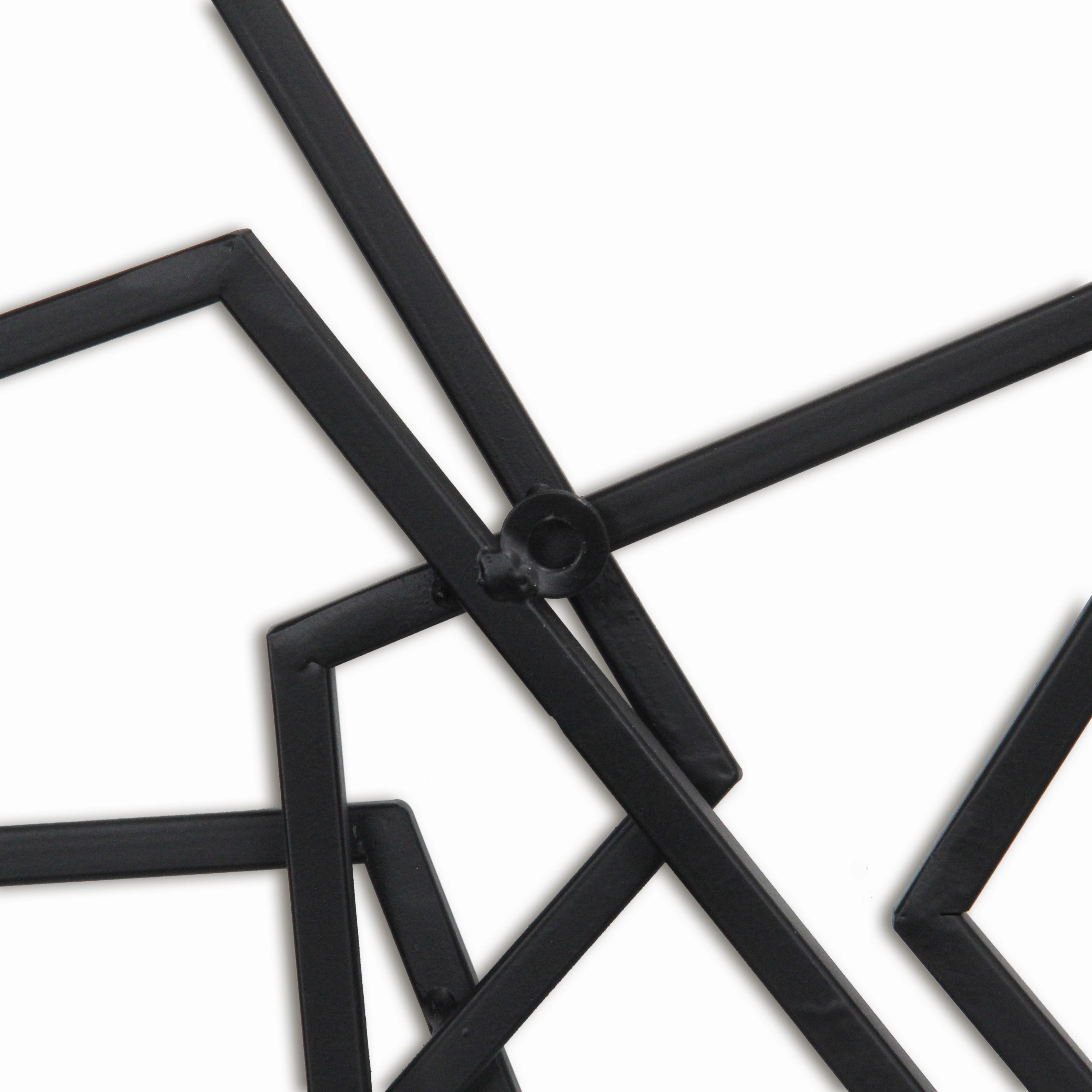 6092BK - Astraga Pentagon Wall Art - Black