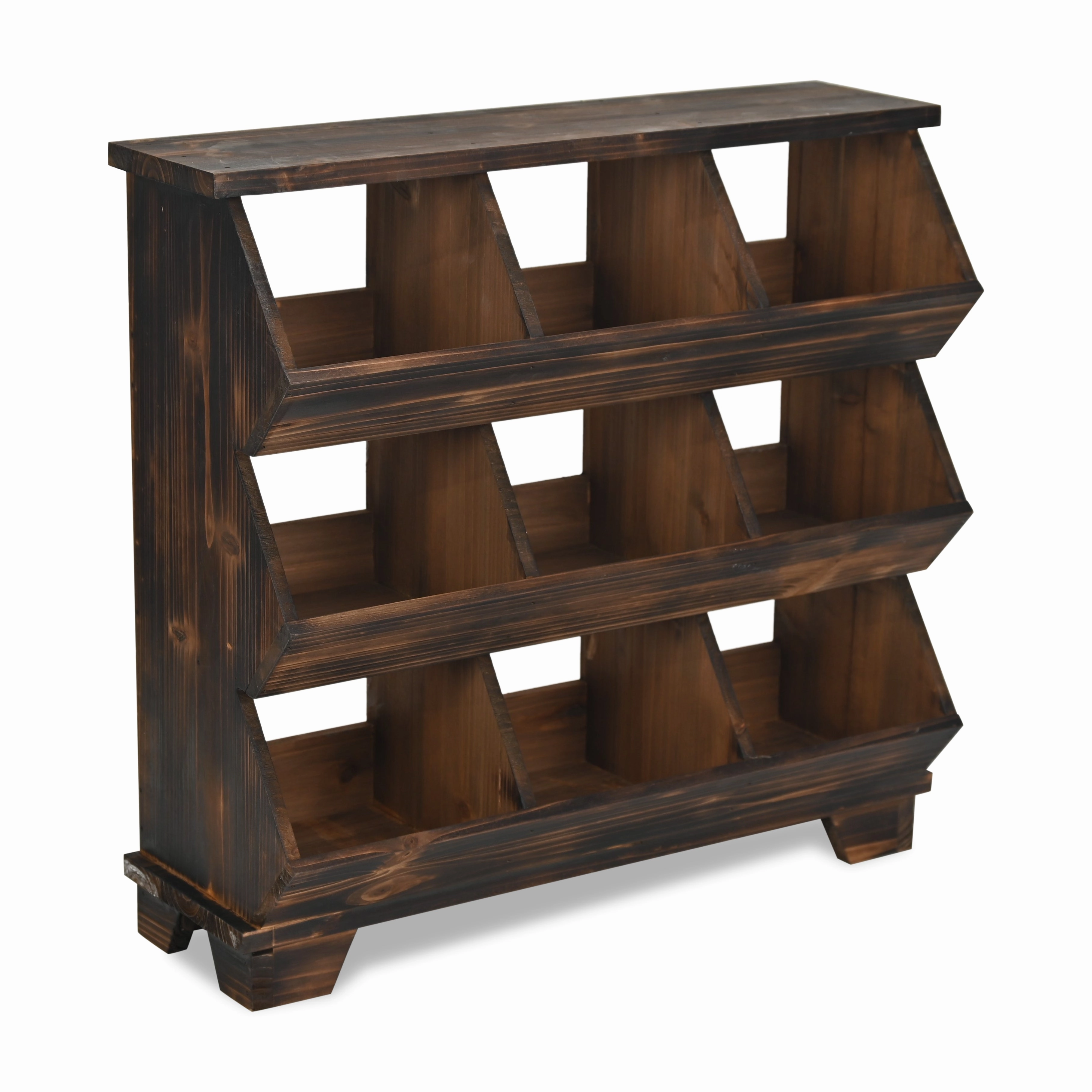6161BR - Linden 9 Pocket Table Shelf 