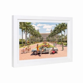 "The Breakers Palm Beach" Mini Framed Print by Gray Malin 