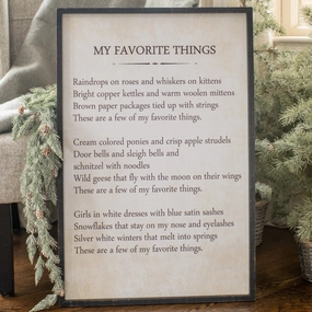 A Few Of My Favorite Things Wood Print 