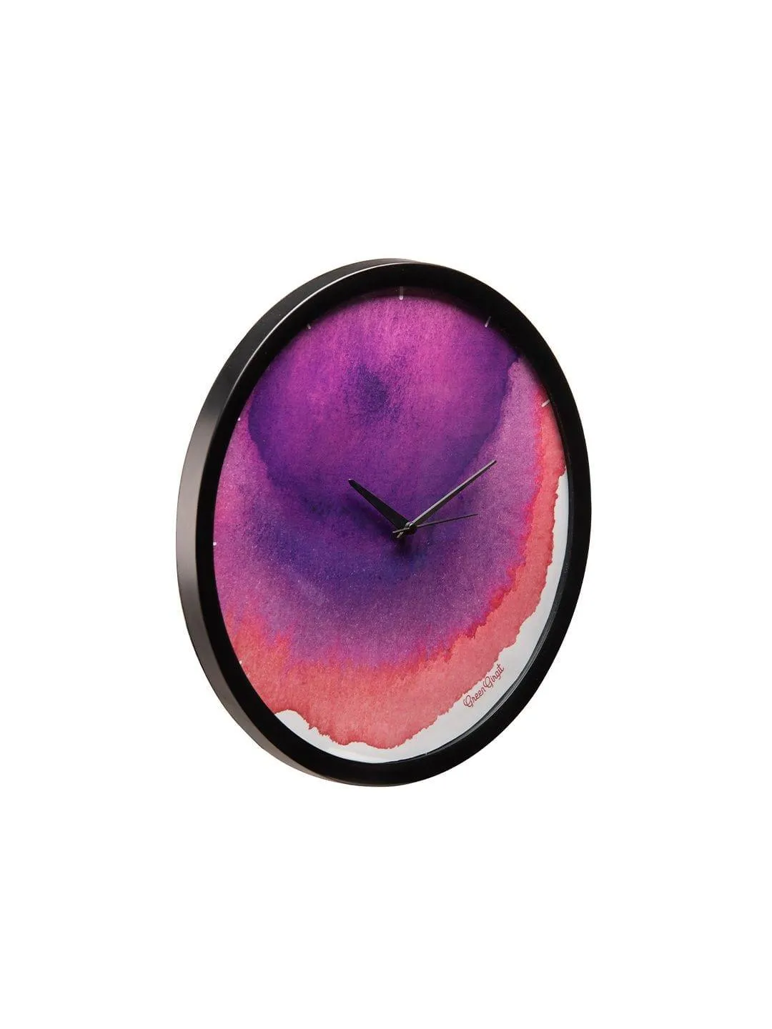 Abstract Watercolors Multicolor Wall Clock