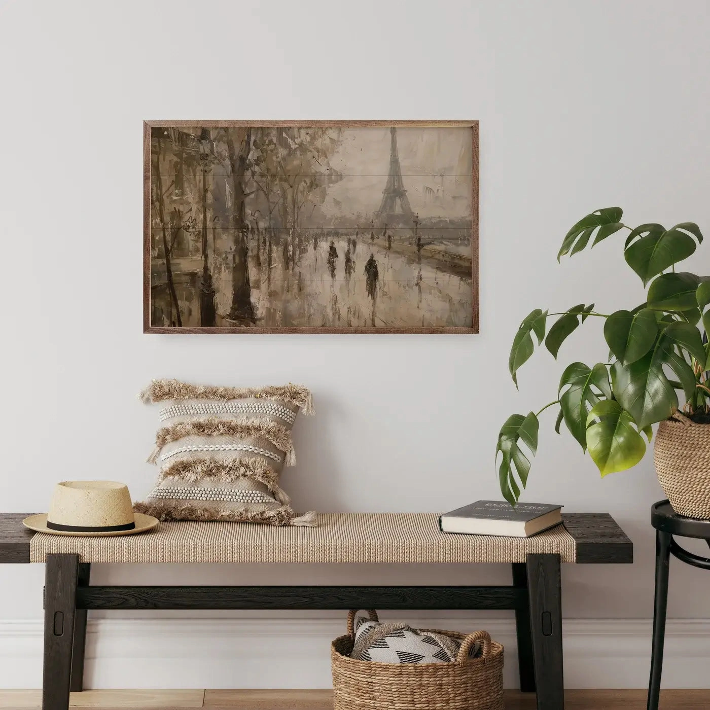 Abstract France Wood Framed Print