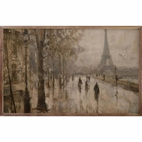 Abstract France Wood Framed Print 