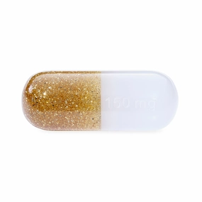 Acrylic pill 150 mg Gold 