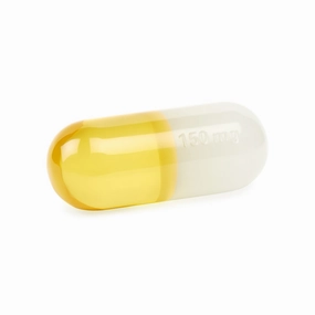 Acrylic pill 150 mg yellow 