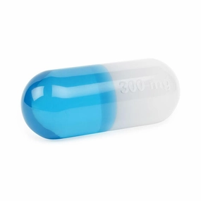 Acrylic pill 300 mg blue 