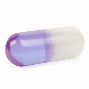 Acrylic pill 500 mg purple 