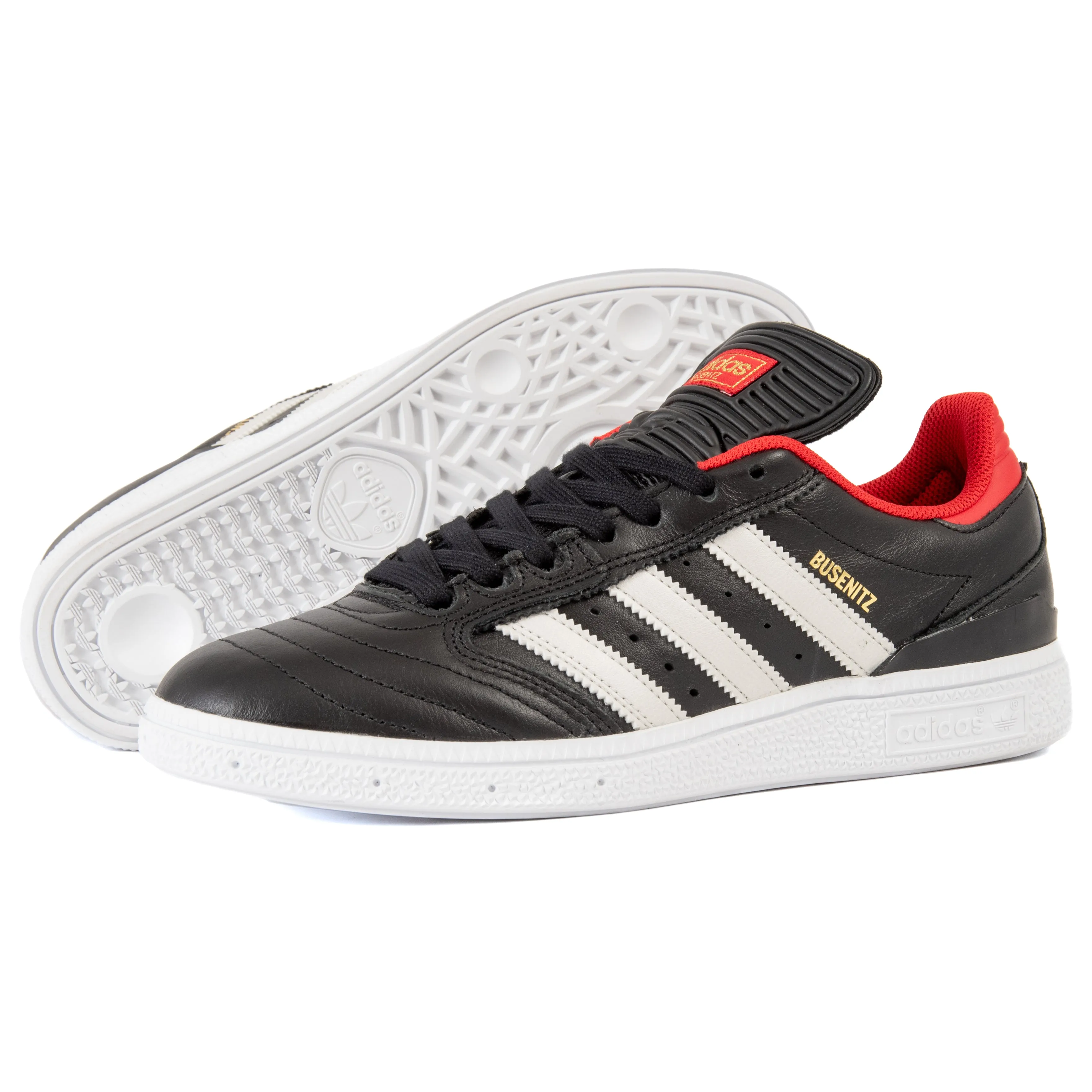 Adidas - Busenitz Pro (Core Black/Zero Metallic/Better Scarlett) Adidas Shoes