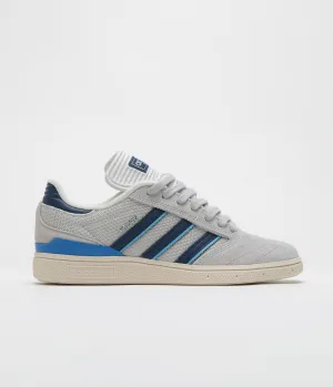 Adidas Busenitz Shoes - Grey Two / Dark Blue / Chalk White Adidas