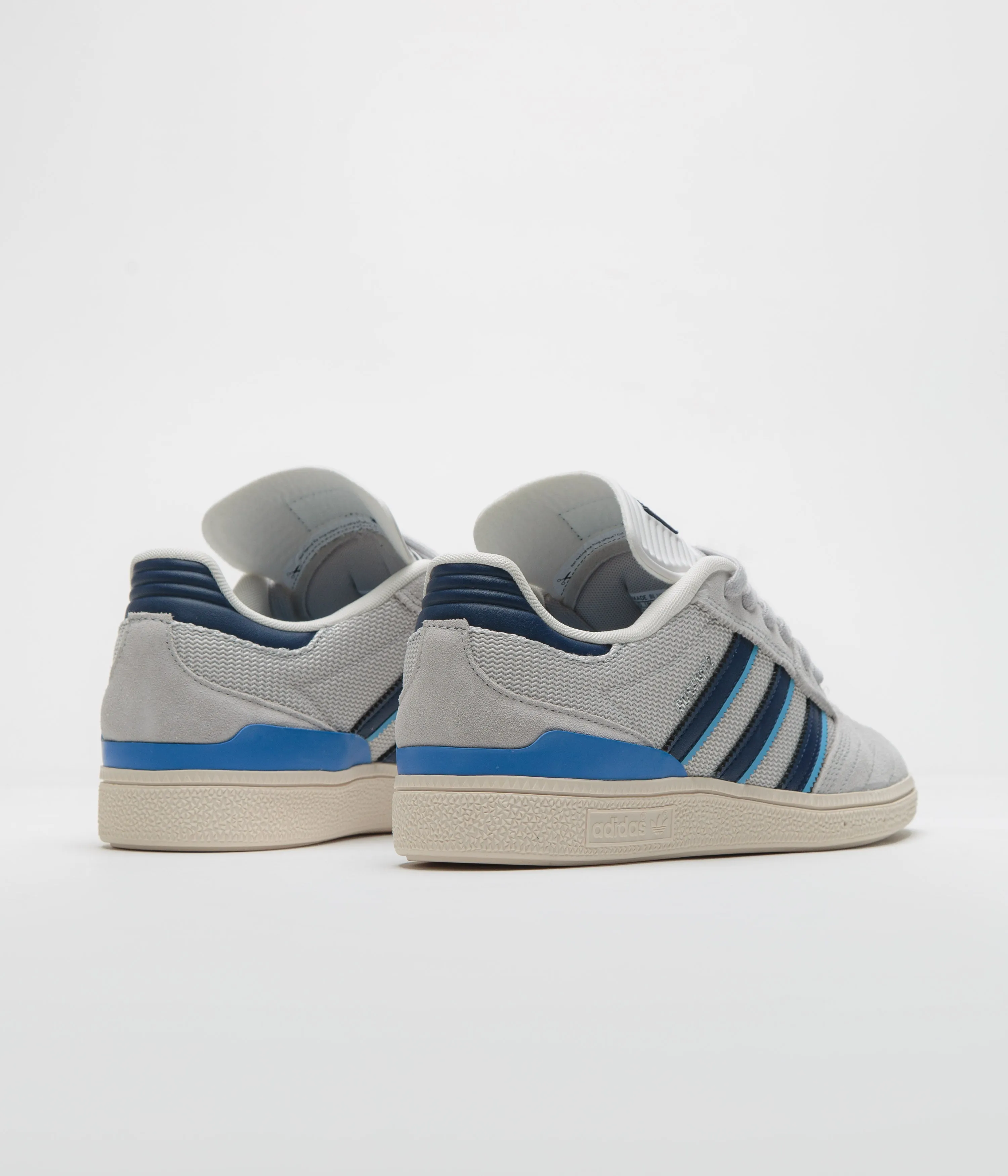 Adidas Busenitz Shoes - Grey Two / Dark Blue / Chalk White Adidas