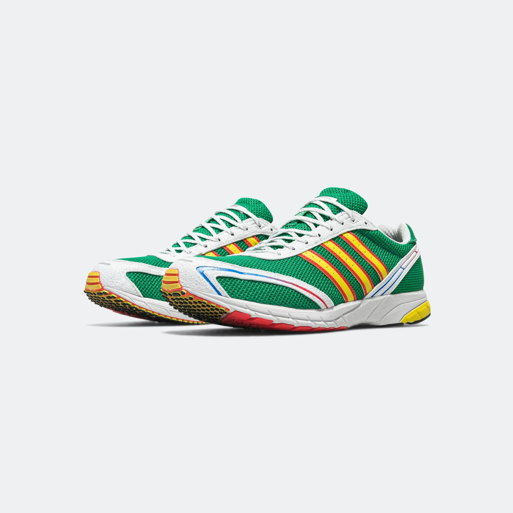 Adidas Clothing Adizero Adios OG - Green/Footwear White-Bright Red