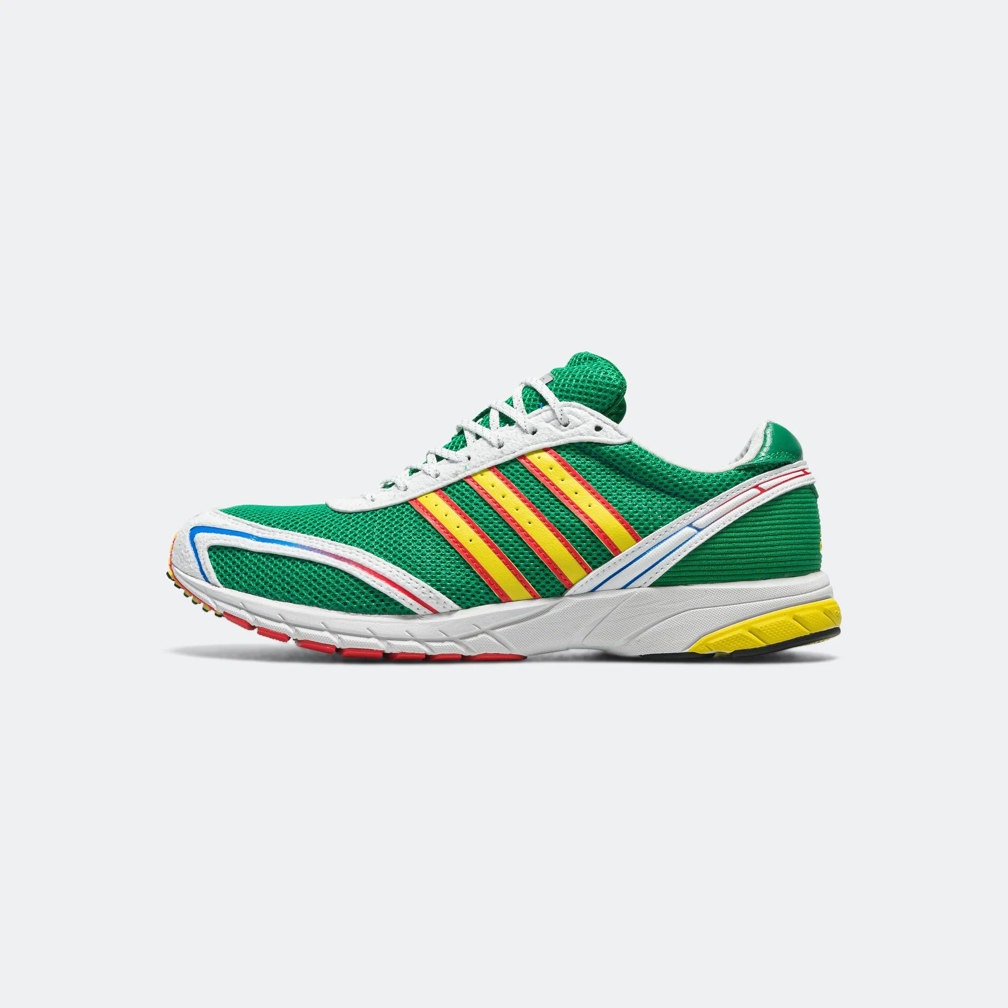 Adidas Clothing Adizero Adios OG - Green/Footwear White-Bright Red