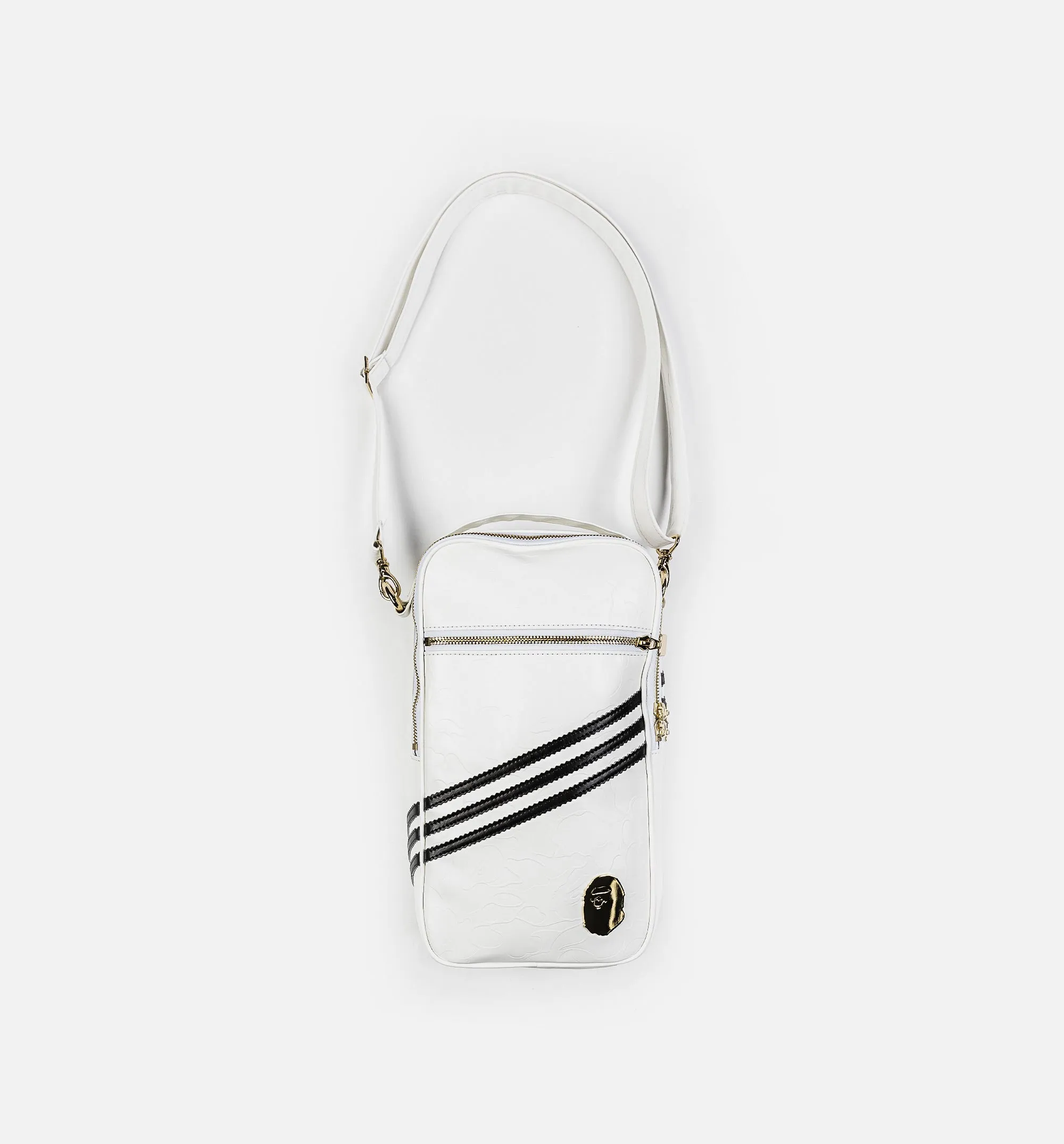 Adidas Clothing Bape x Adidas Big Sling Mens Bag - White