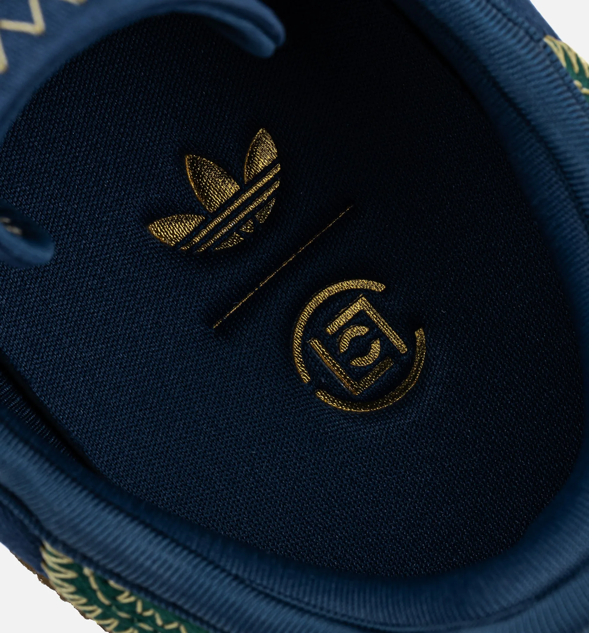 Adidas Clothing Clot x Gazelle Mens Lifestyle Shoe - Night Marine/Collegiate Green/Hazy Yellow