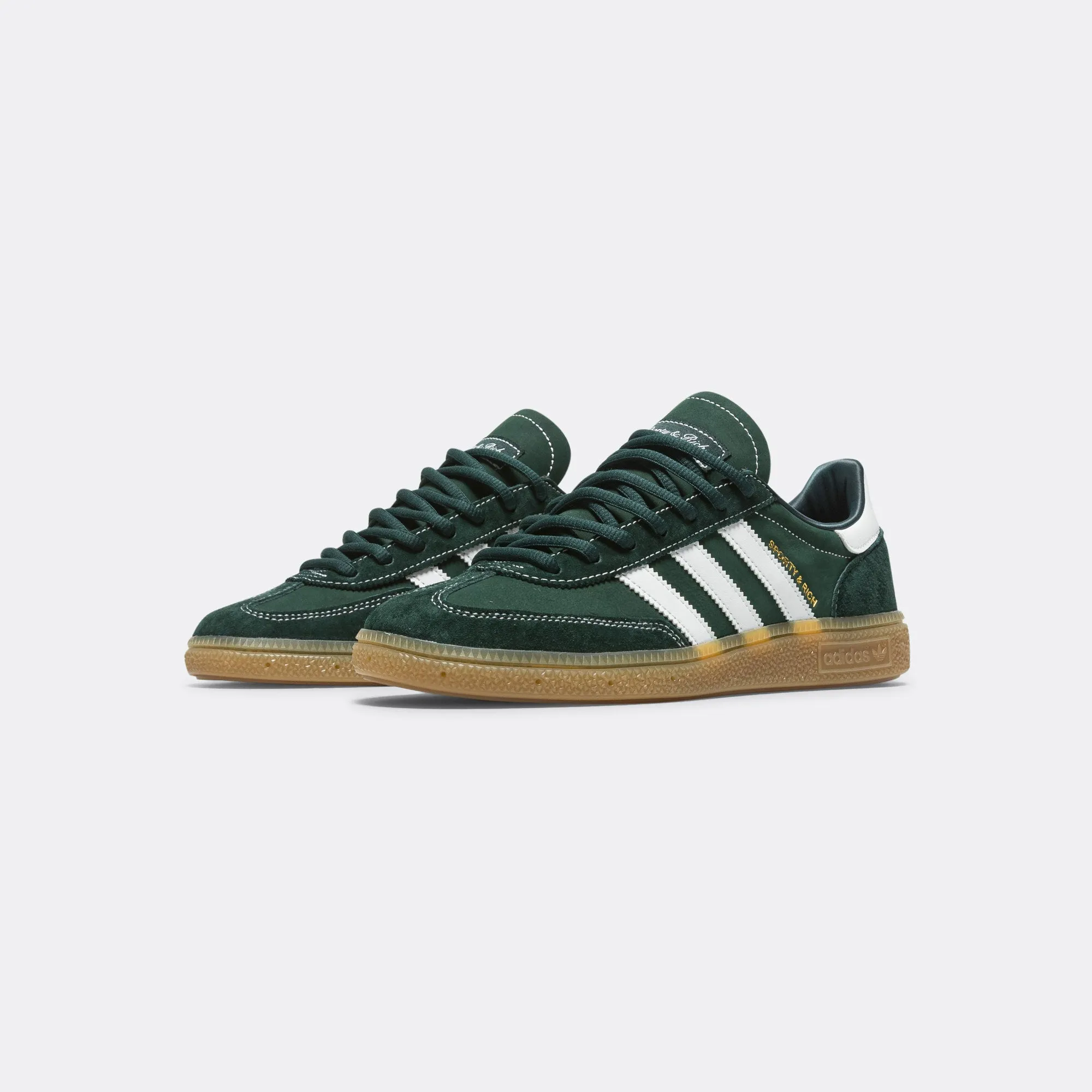Adidas Clothing Handball Spezial x Sporty & Rich - Dark Green/Footwear White-Gum