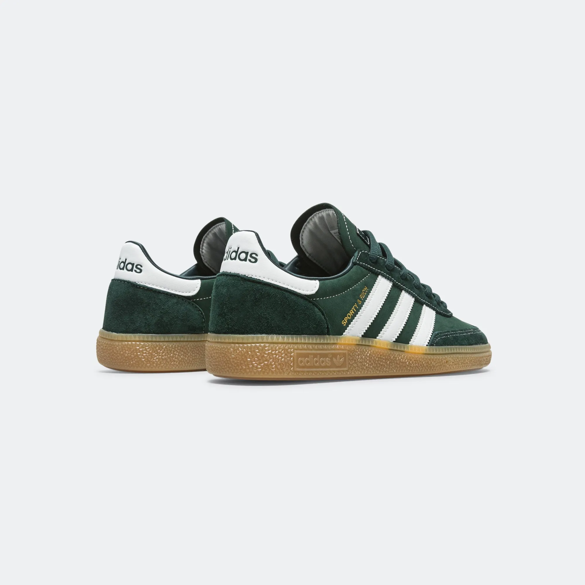 Adidas Clothing Handball Spezial x Sporty & Rich - Dark Green/Footwear White-Gum