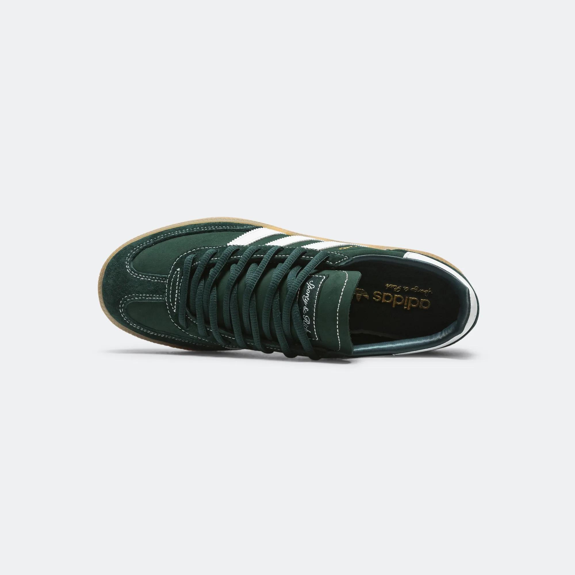 Adidas Clothing Handball Spezial x Sporty & Rich - Dark Green/Footwear White-Gum