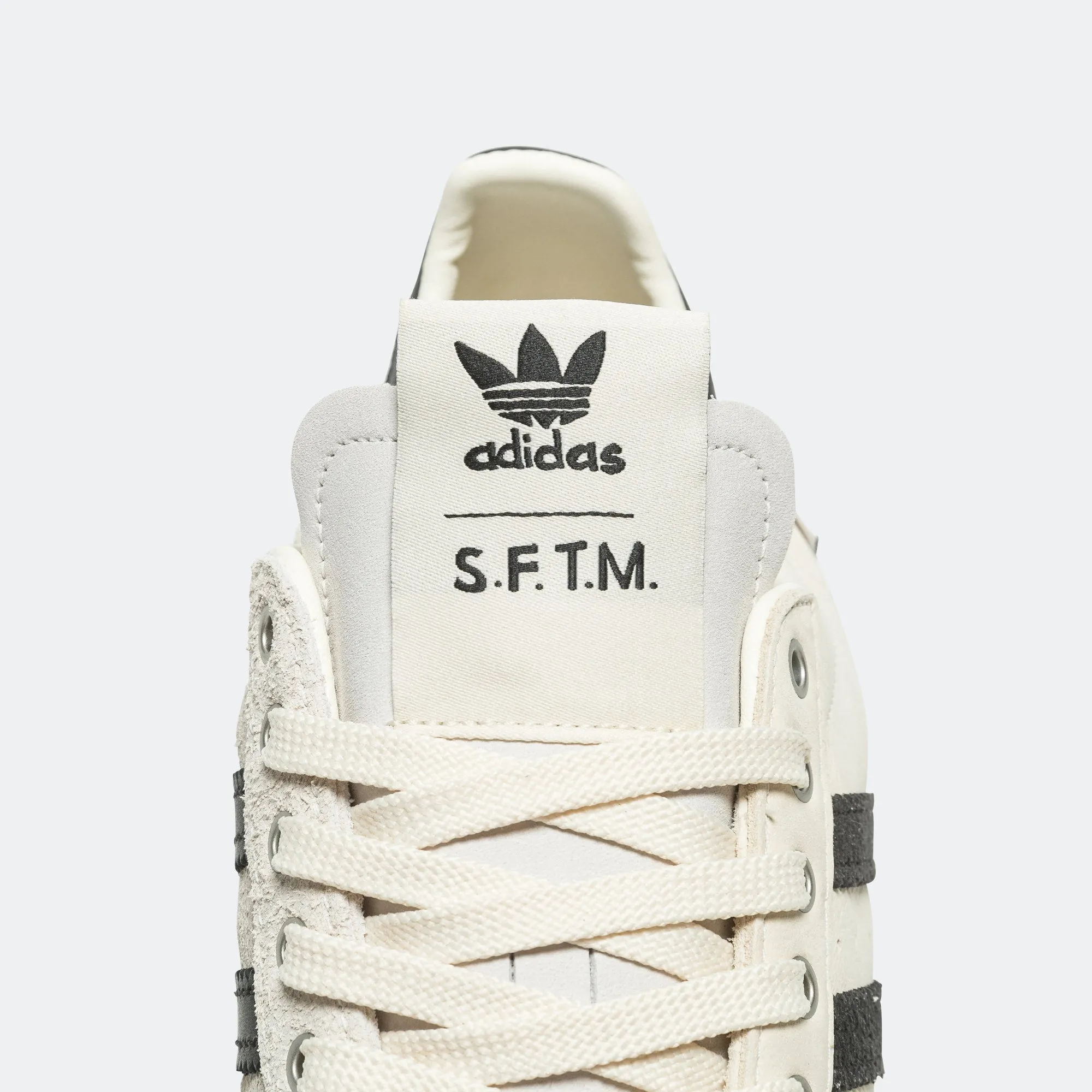 Adidas Clothing Superstar 82 x SFTM - Cream White/Core Black-Off White