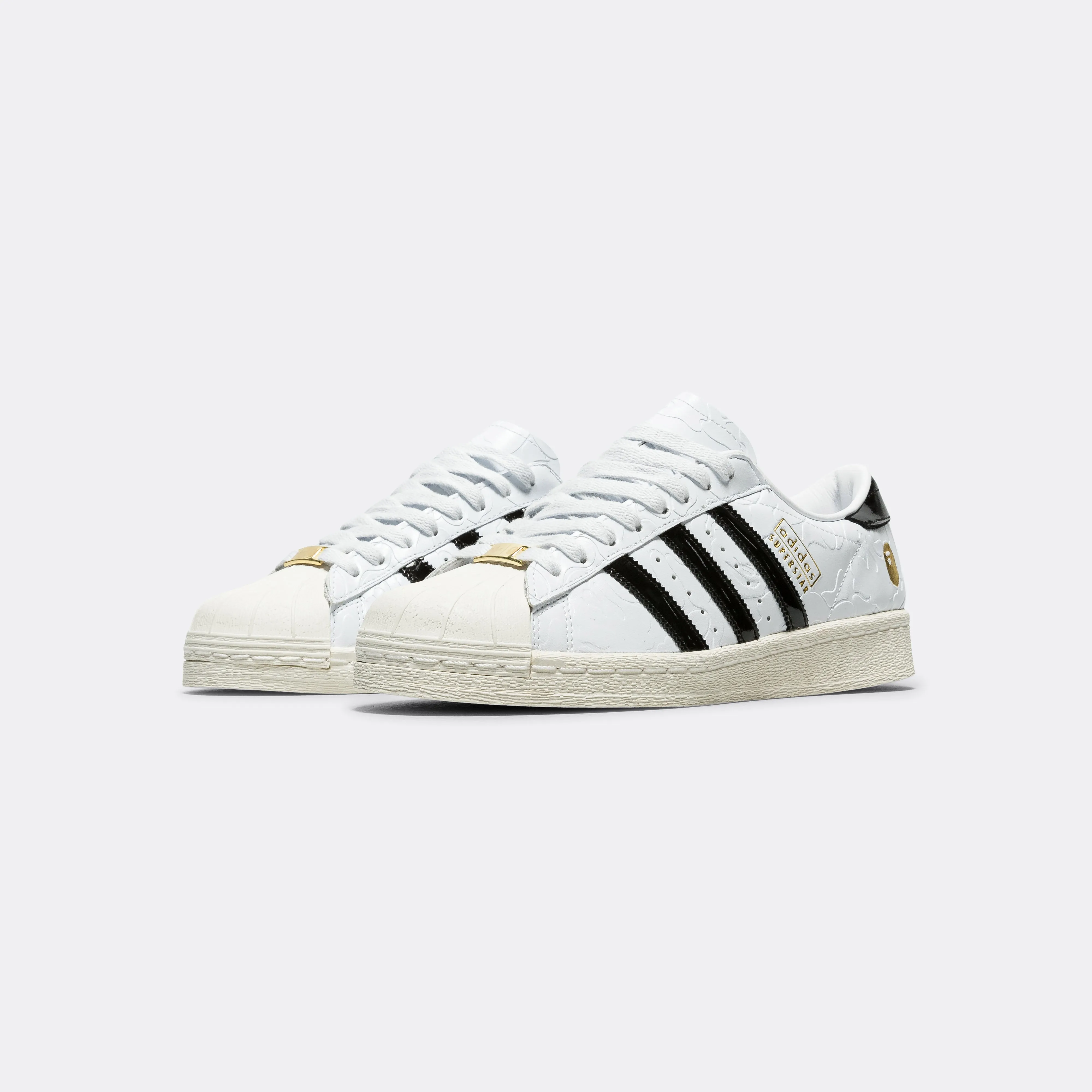 Adidas Clothing Superstar V BAPE - Footwear White/Core Black