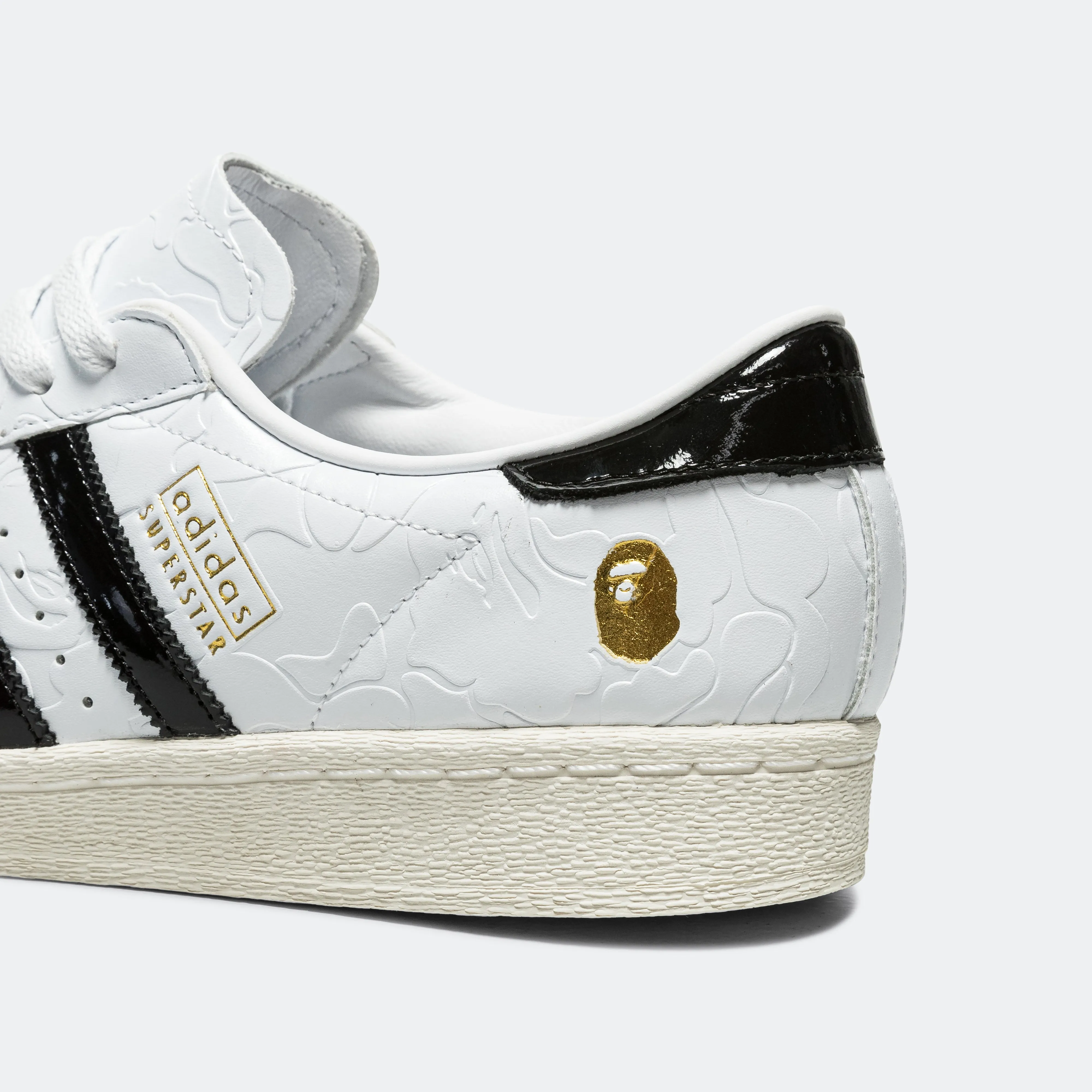 Adidas Clothing Superstar V BAPE - Footwear White/Core Black