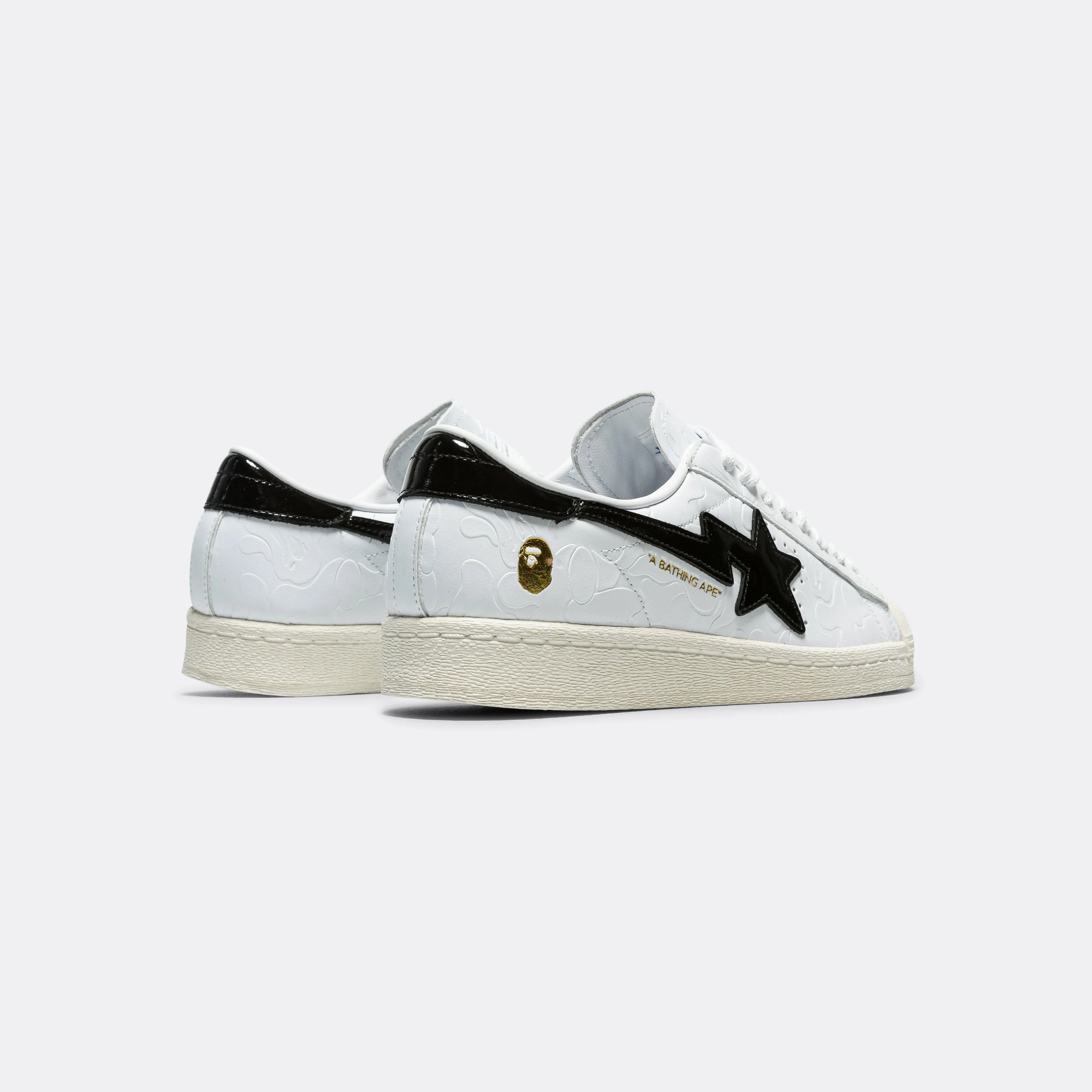 Adidas Clothing Superstar V BAPE - Footwear White/Core Black