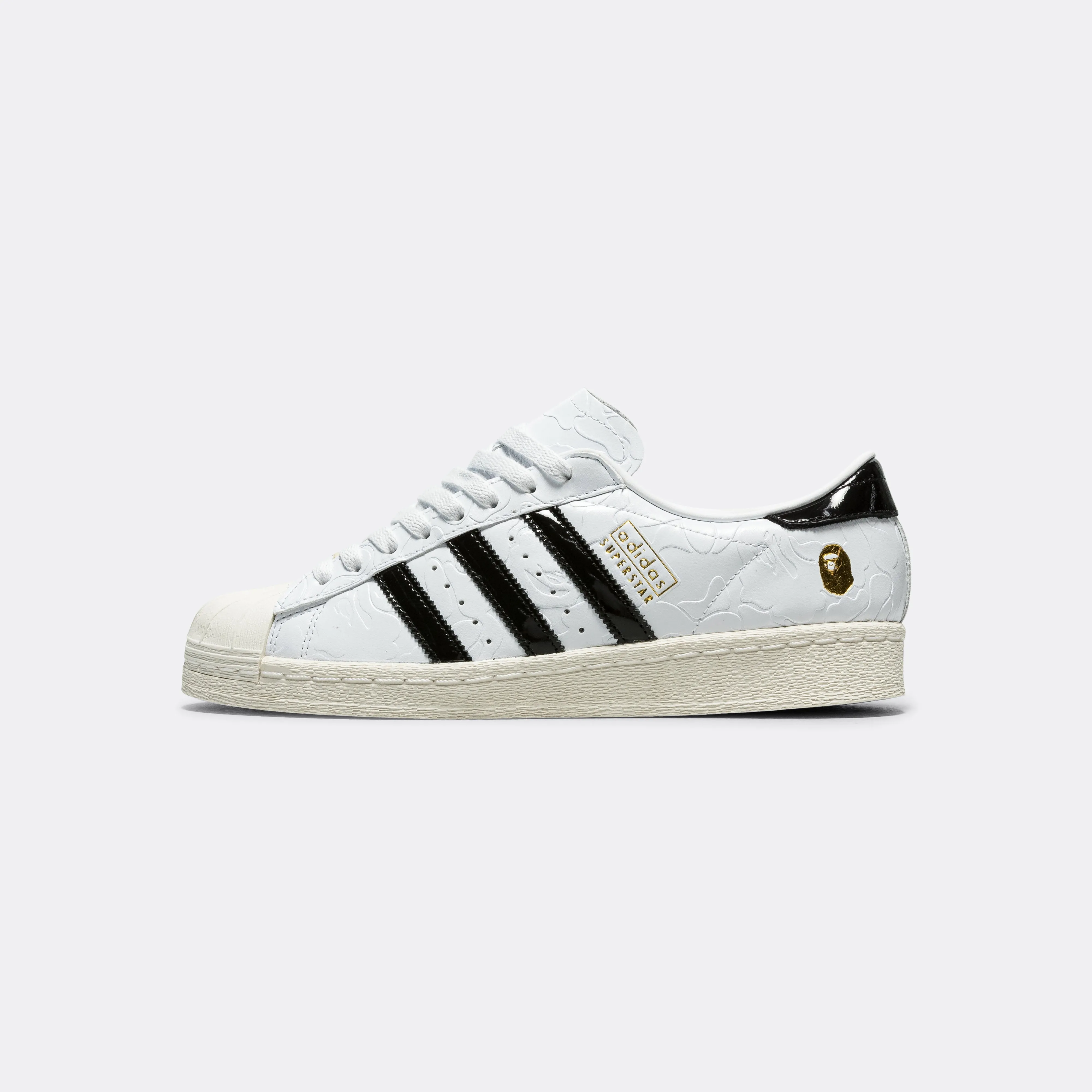 Adidas Clothing Superstar V BAPE - Footwear White/Core Black