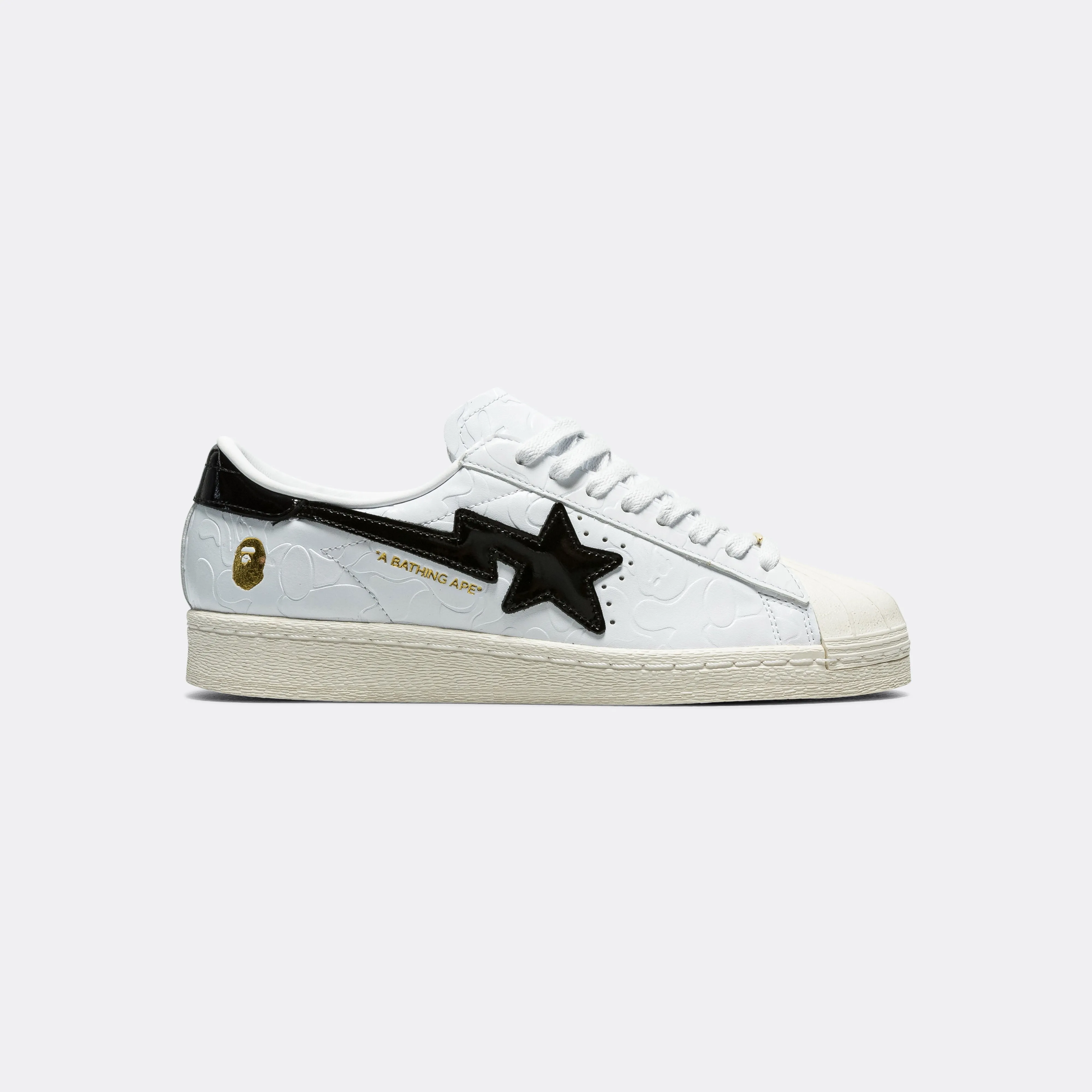 Adidas Clothing Superstar V BAPE - Footwear White/Core Black