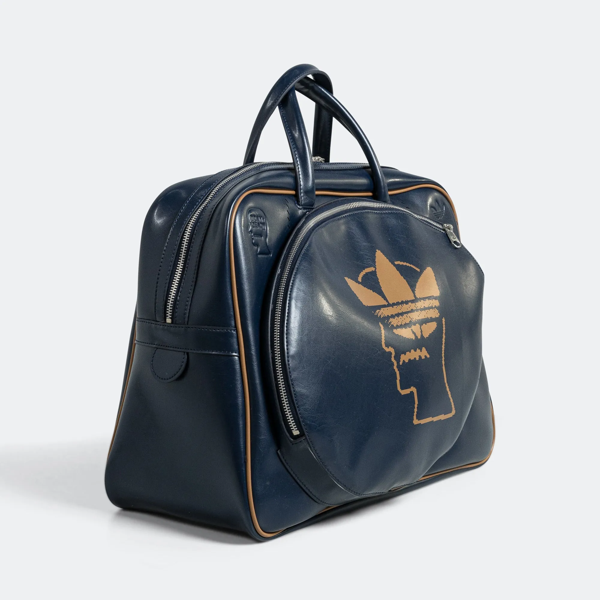 Adidas Clothing Tennis Airliner Bag x Brain Dead - Collegiate Navy/Brown Desert